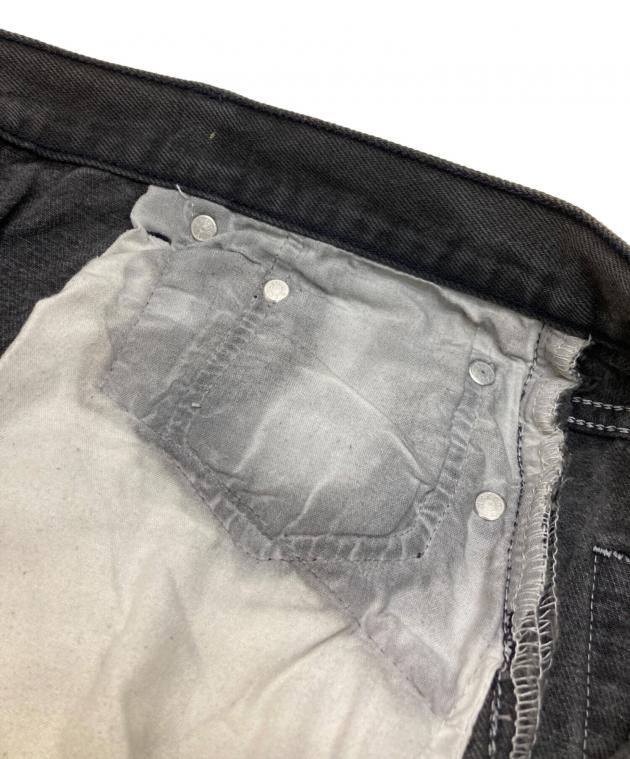 中古・古着通販】LEVI'S (リーバイス) 501後染めデニムパンツ ブラック