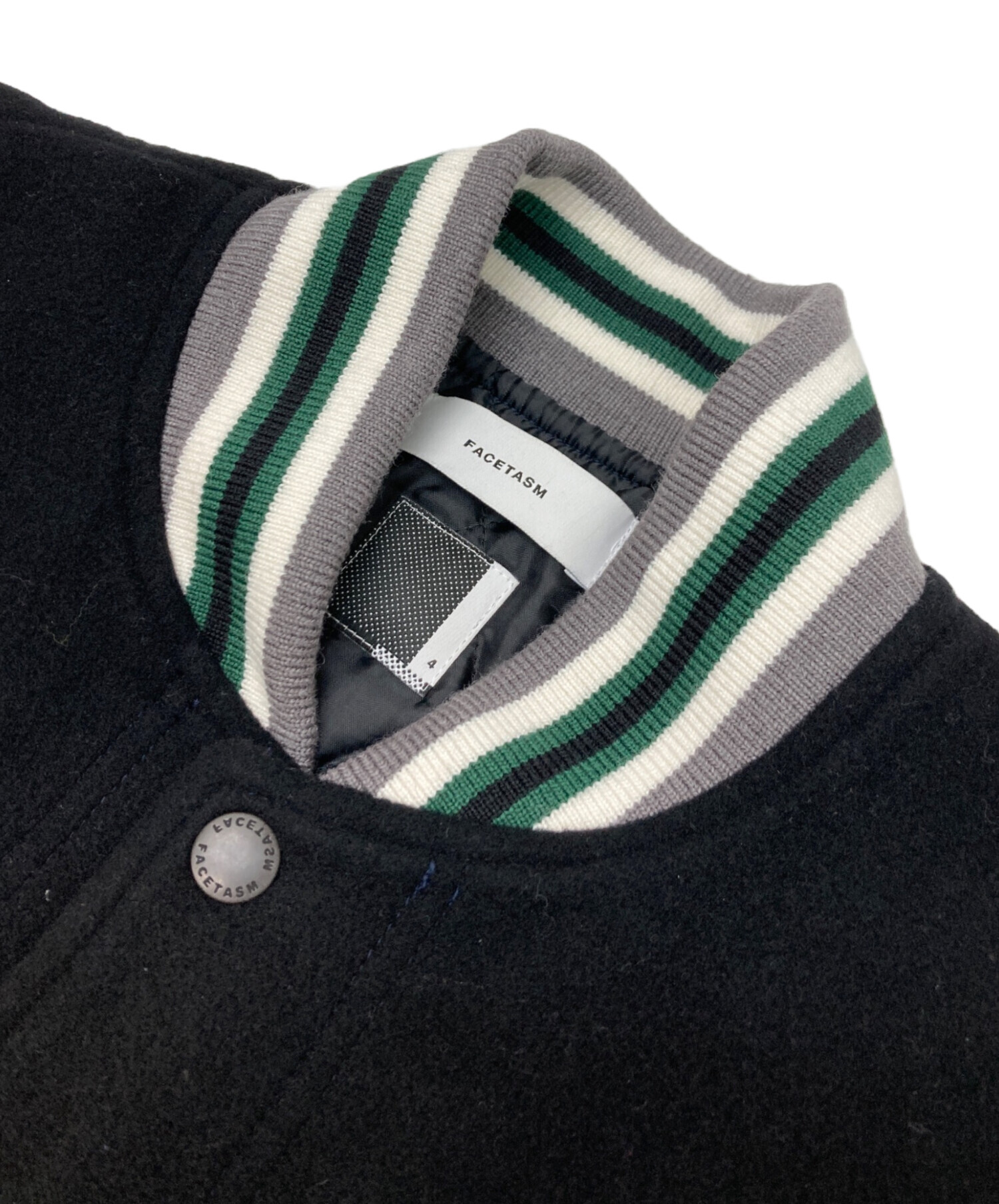 中古・古着通販】FACETASM (ファセッタズム) PATCHED STADIUM JACKET