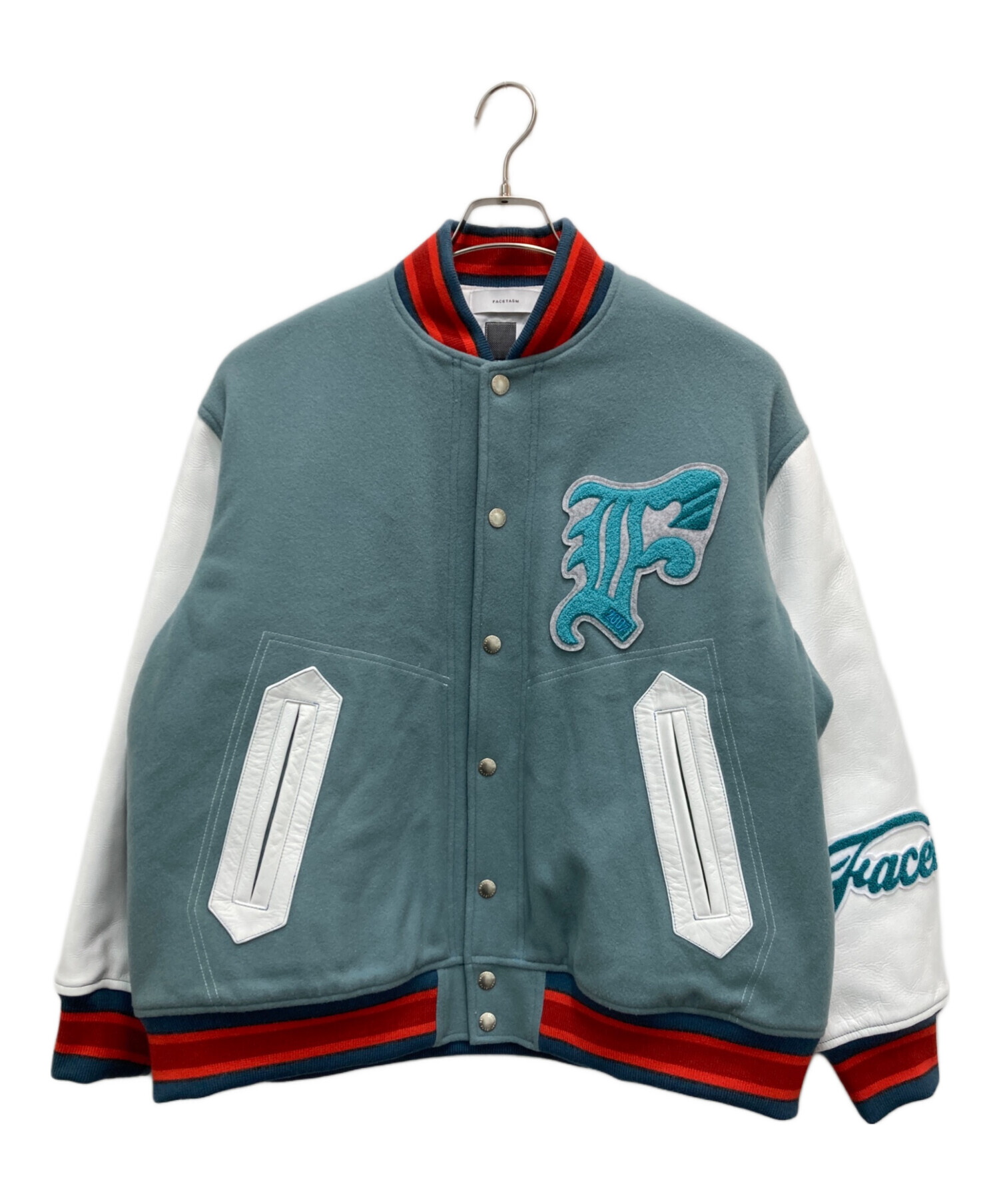 中古・古着通販】FACETASM (ファセッタズム) PATCHED STADIUM JACKET