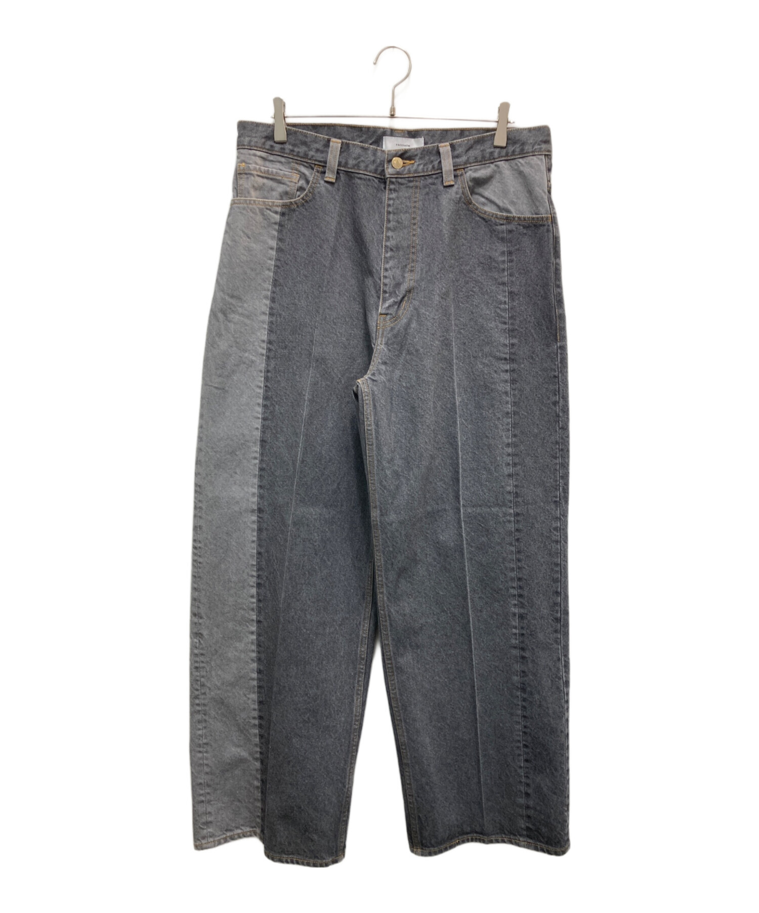 中古・古着通販】FACTOTUM (ファクトタム) PATCHWORK DENIM PANTS