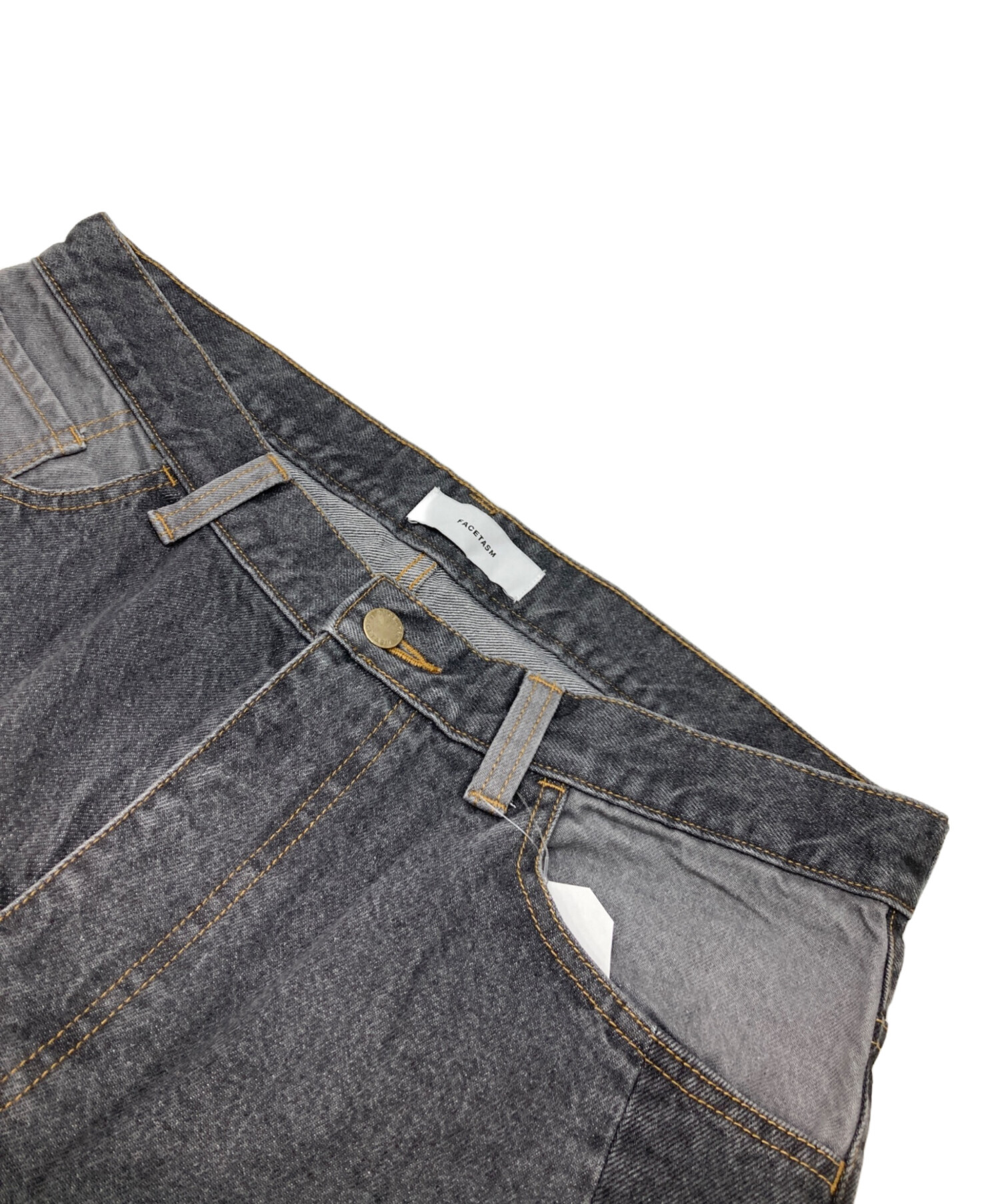 中古・古着通販】FACETASM (ファセッタズム) PATCHWORK DENIM PANTS 
