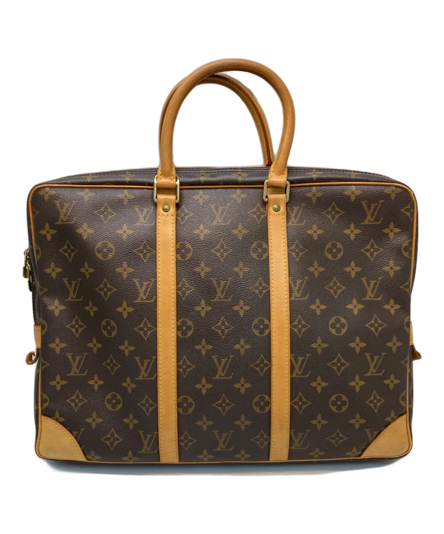 Louis Vuitton ビジネスバッグ ブラウン 中古・古着通販】LOUIS VUITTON (ルイ ヴィトン) ビジネスバッグ