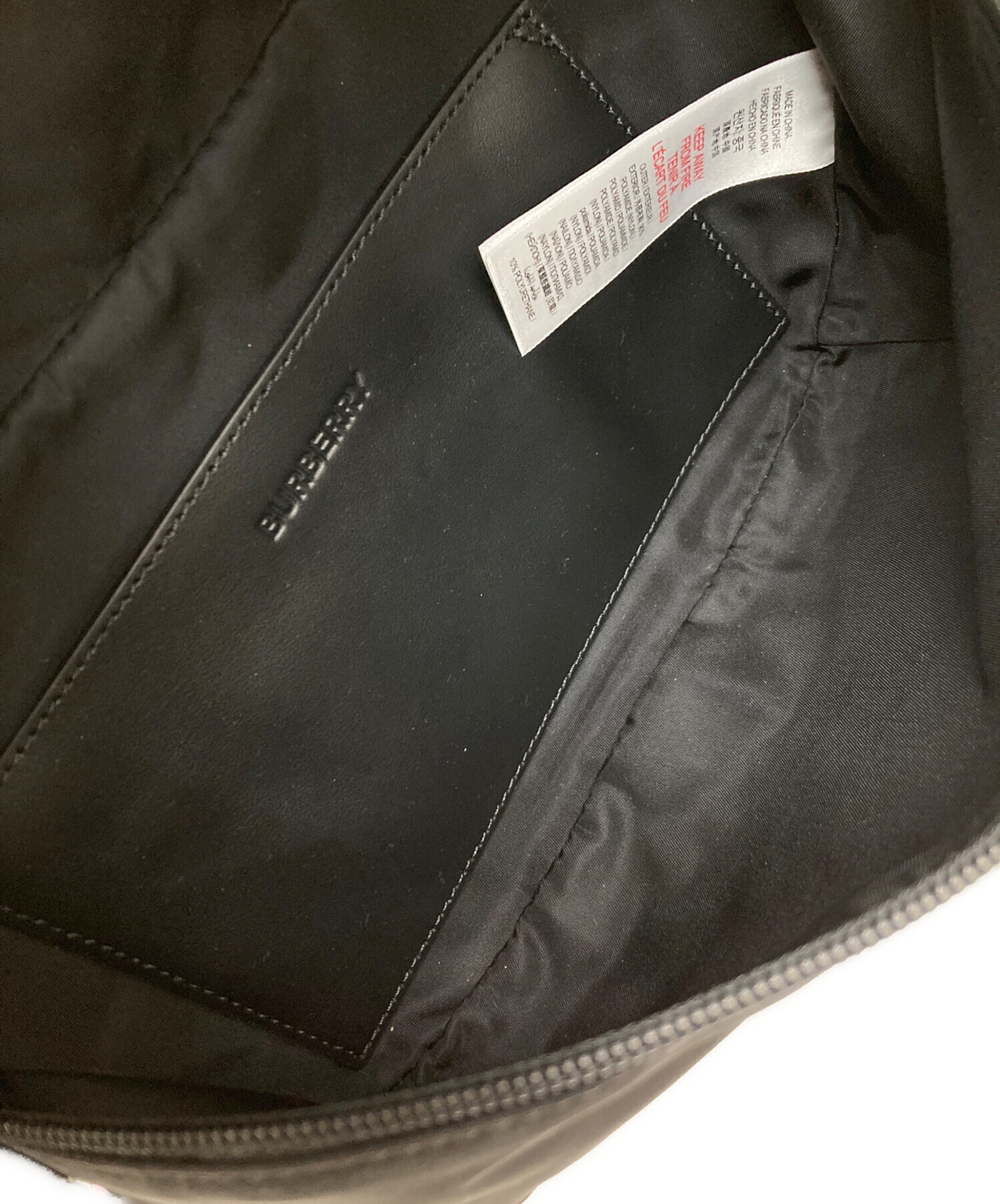 中古・古着通販】BURBERRY (バーバリー) ボディバッグ ブラック 未使用