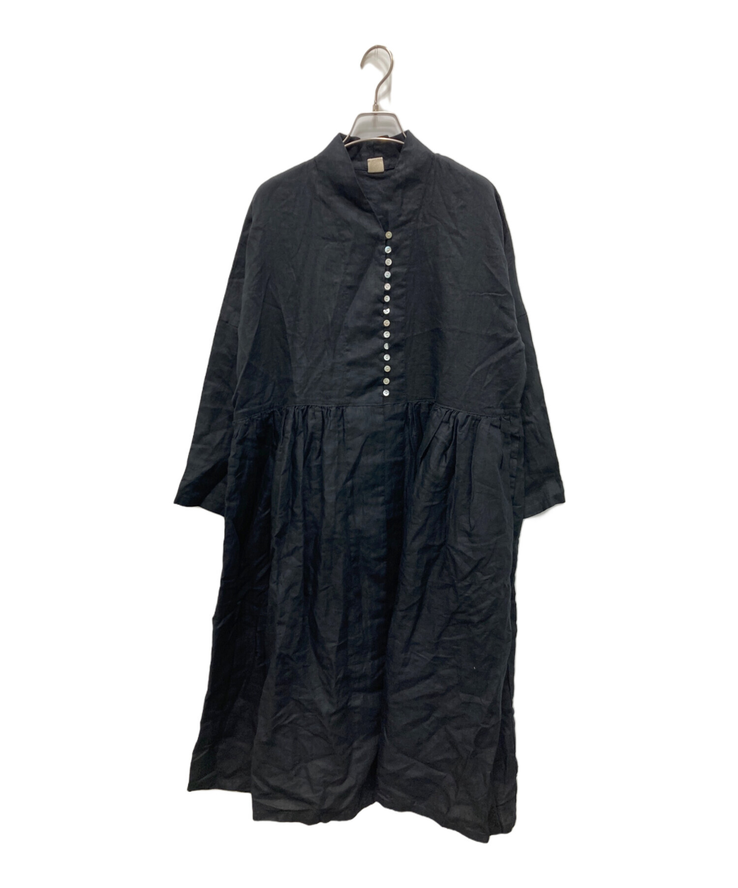 中古・古着通販】08MAB (ゼロハチマブ) 14番手リネン多ボタンギャザー