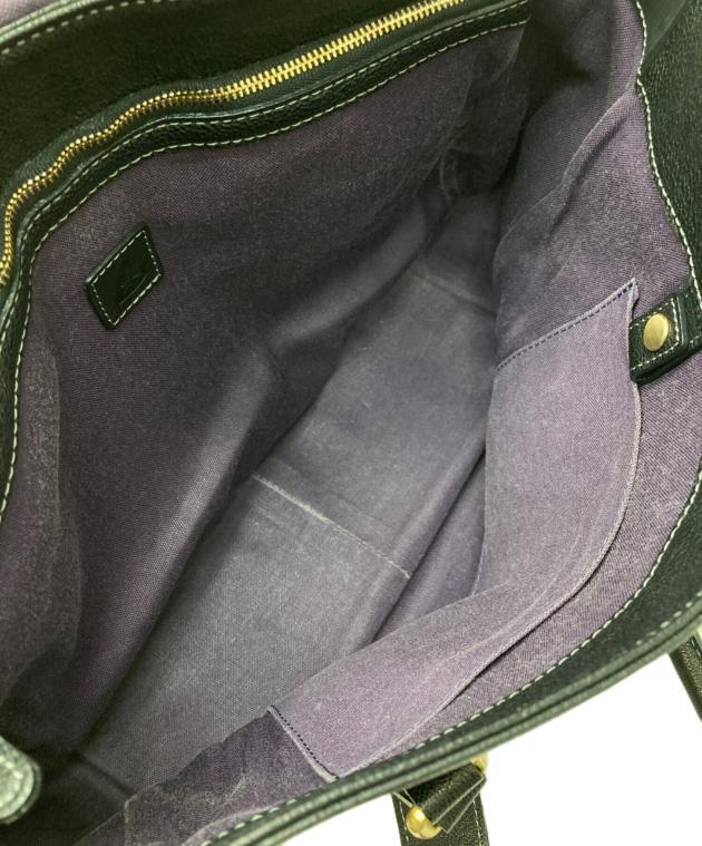 中古・古着通販】土屋鞄 (ツチヤカバン) フラップ付レザートートバッグ