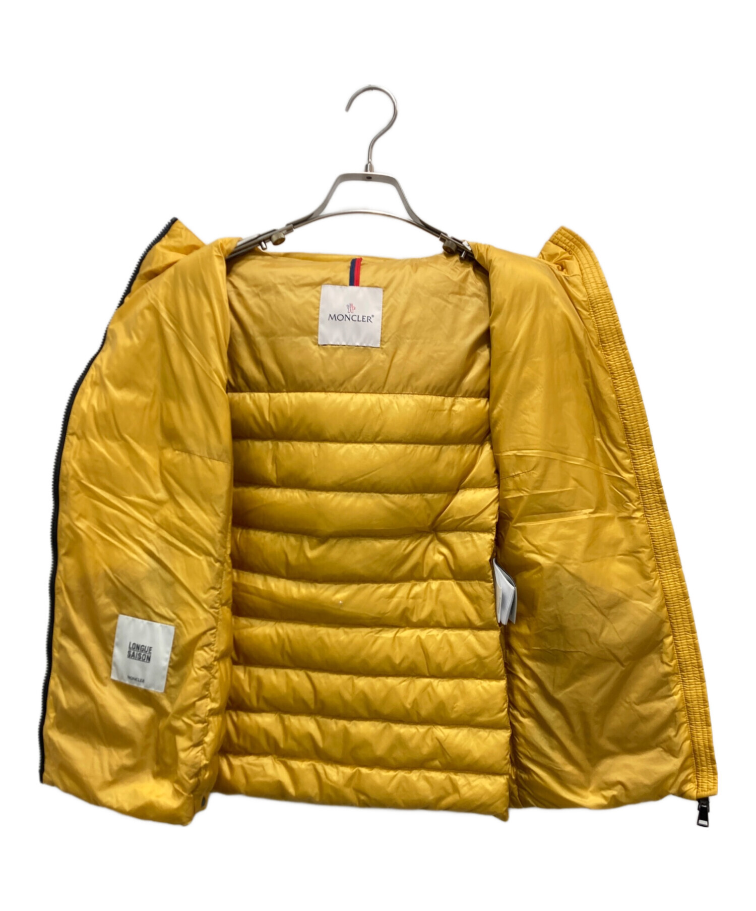 中古・古着通販】MONCLER (モンクレール) ダウンベスト イエロー