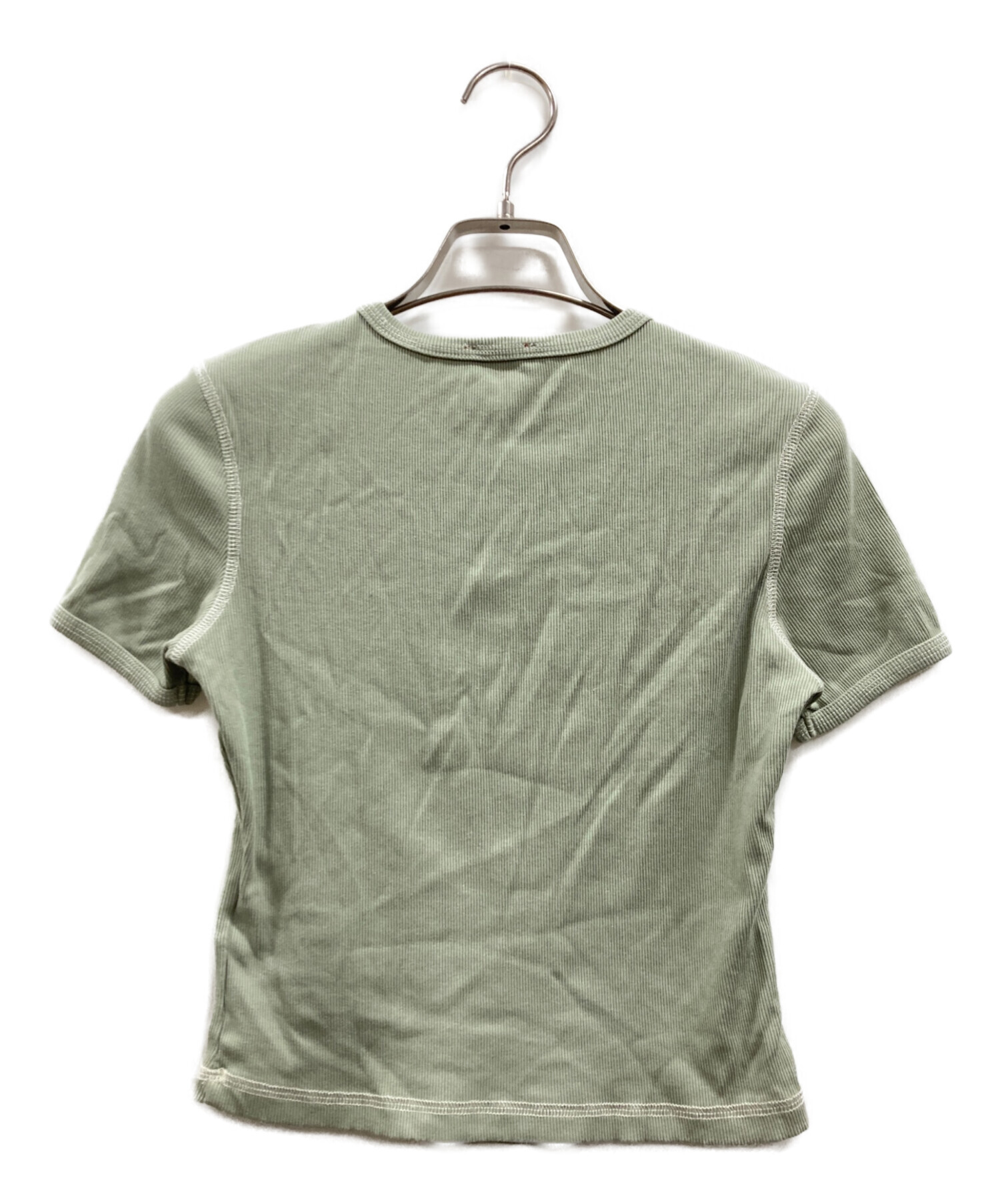 中古・古着通販】DIESEL (ディーゼル) ハートロゴTシャツ グリーン