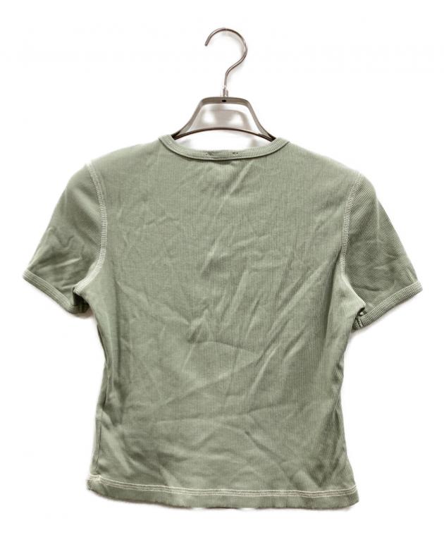 中古・古着通販】DIESEL (ディーゼル) ハートロゴTシャツ グリーン