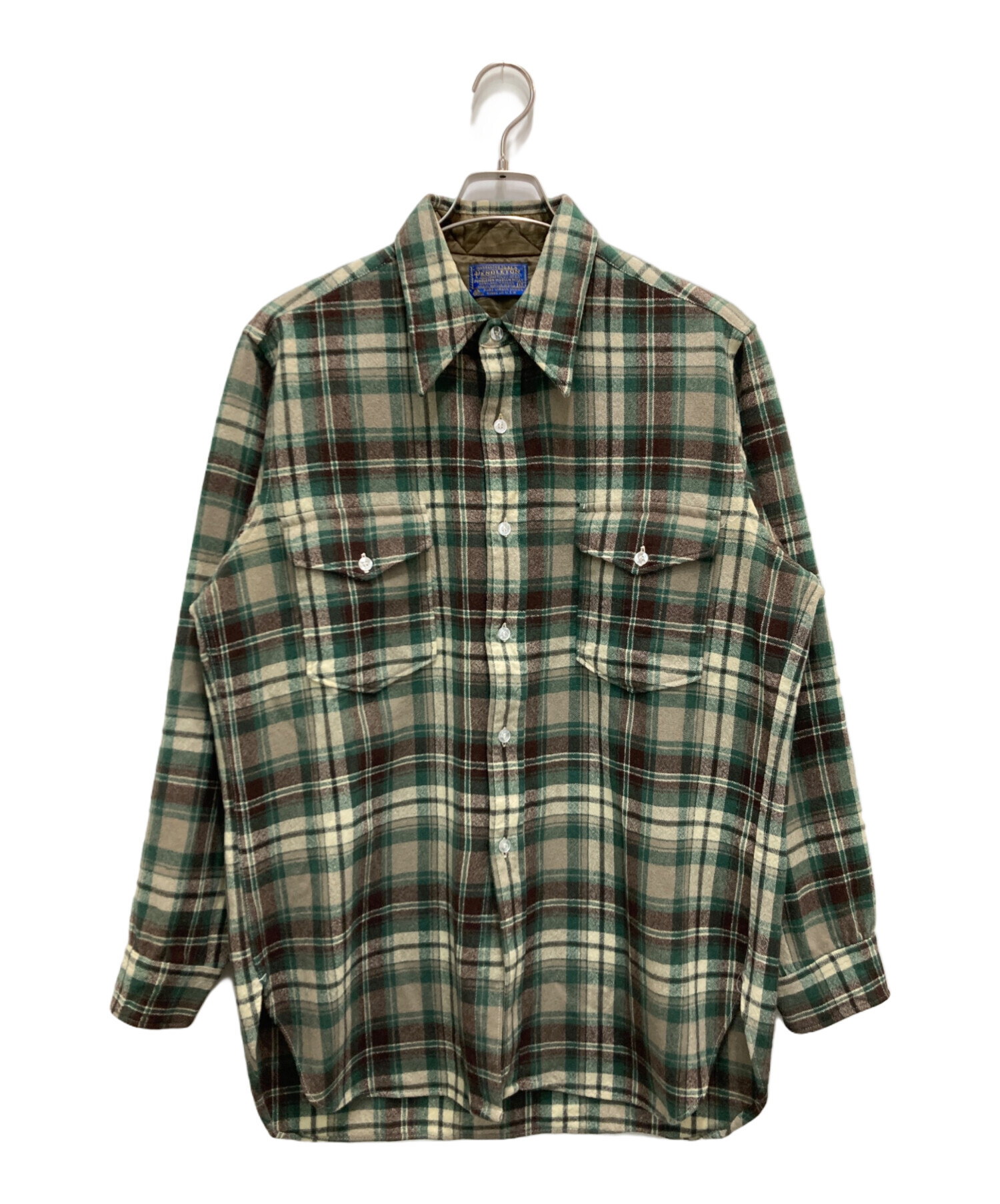 中古・古着通販】PENDLETON (ペンドルトン) ウールチェックシャツ