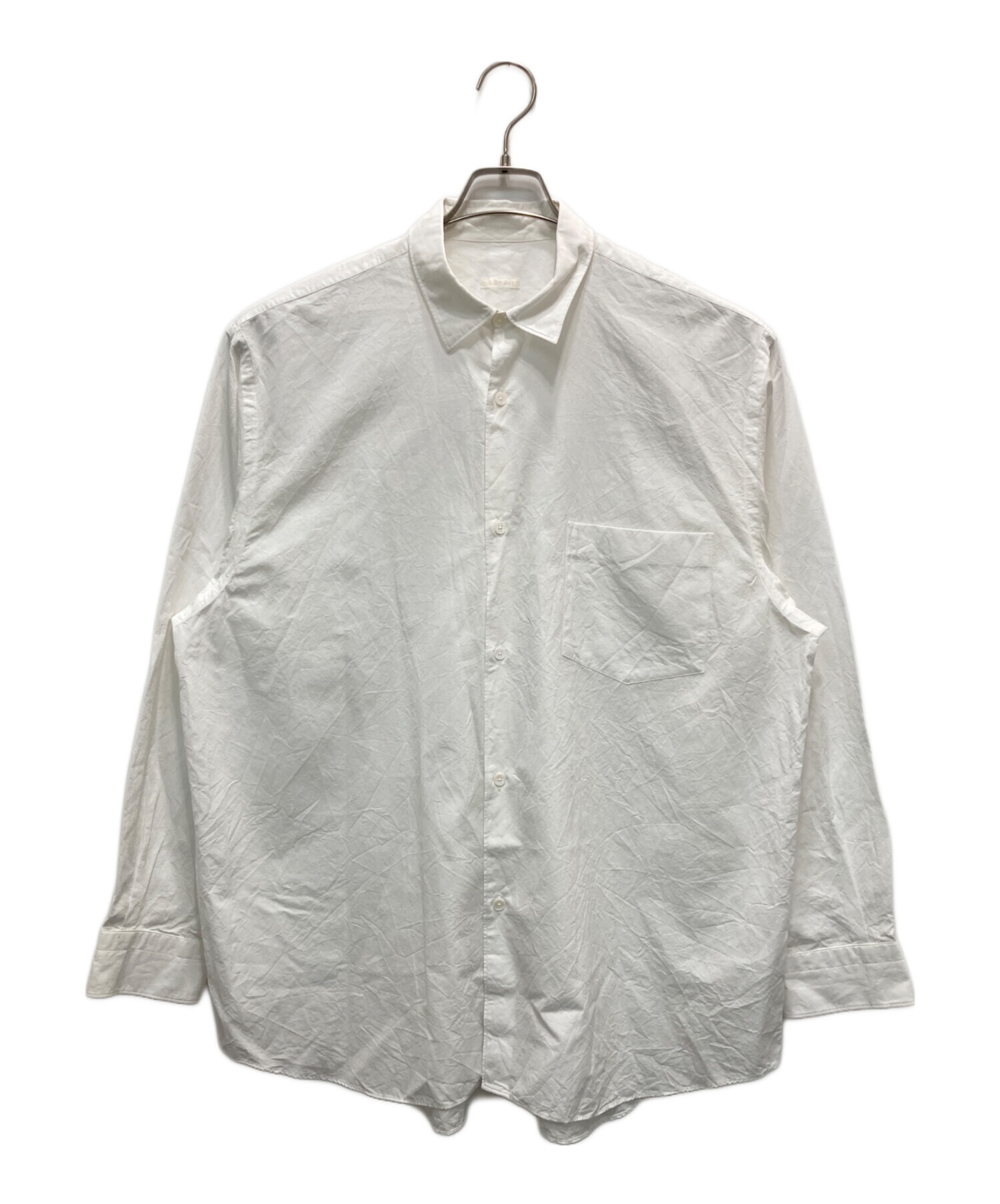 中古・古着通販】COMOLI (コモリ) コモリシャツ ホワイト サイズ:4