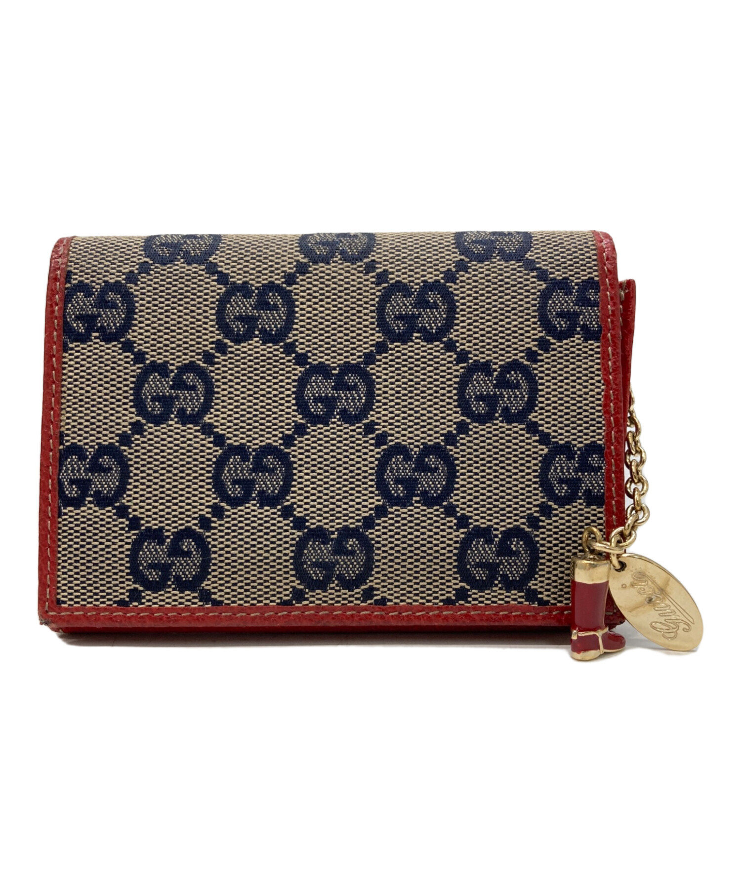 GUCCI レッド ケース GGパターン カードケース GUCCI レッド コイン