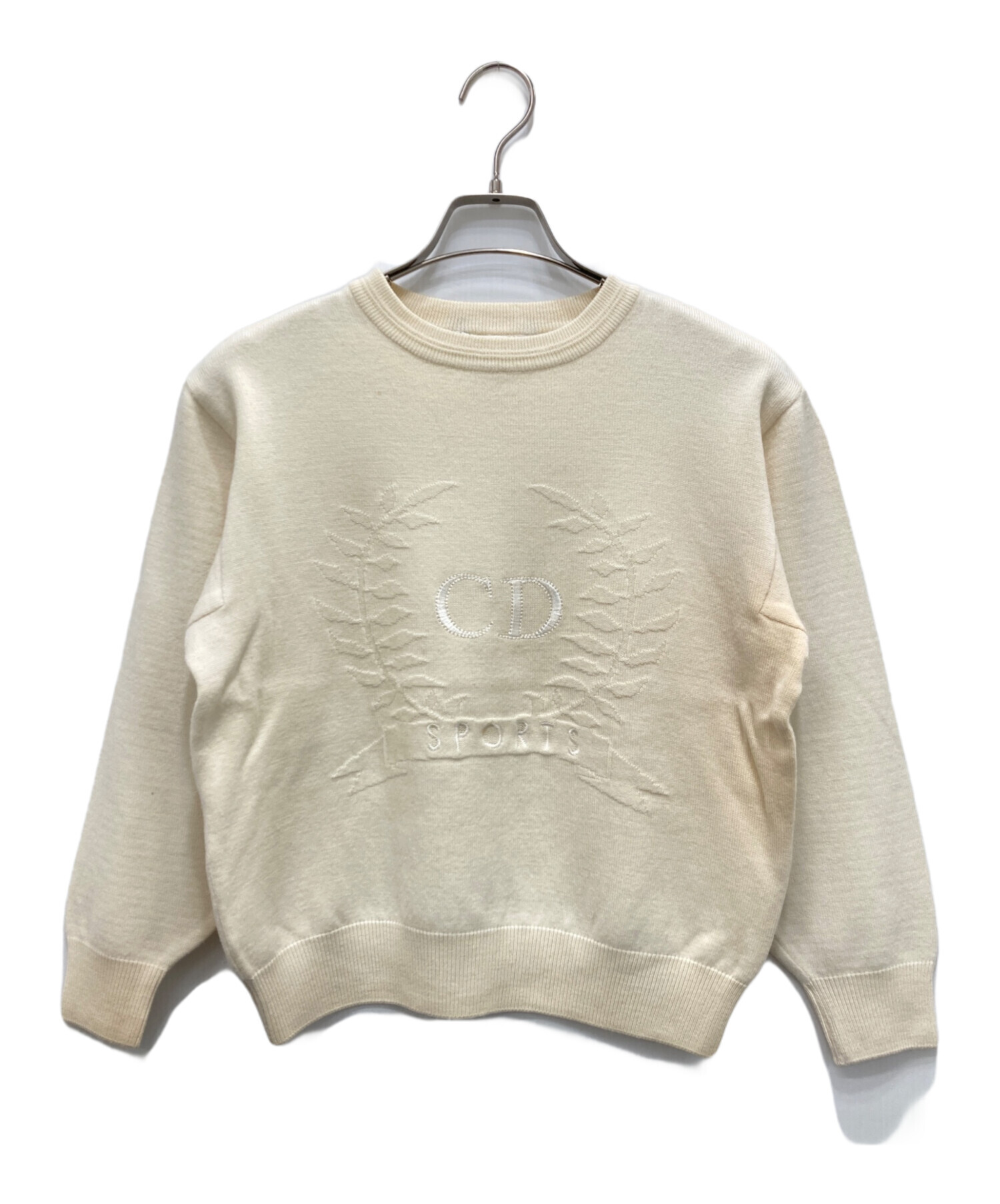 90s　クリスチャンディオール SPORT　コットンニットセーター　刺繍　L 楽天市場】古着 Christian Dior SPORTS クリスチャンディオール