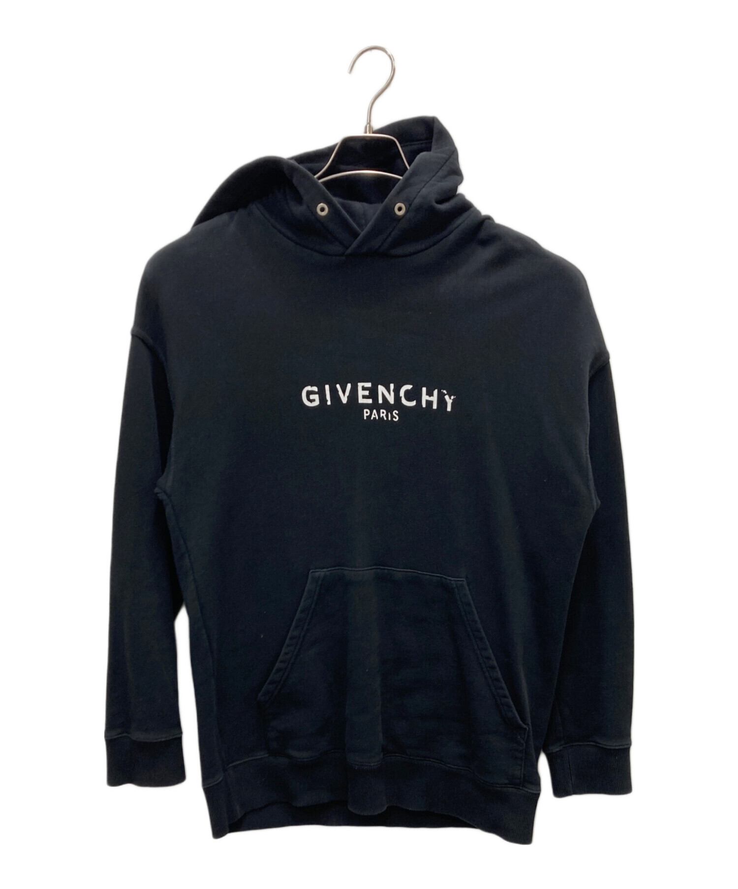 中古・古着通販】GIVENCHY (ジバンシィ) ロゴパーカー ブラック サイズ 