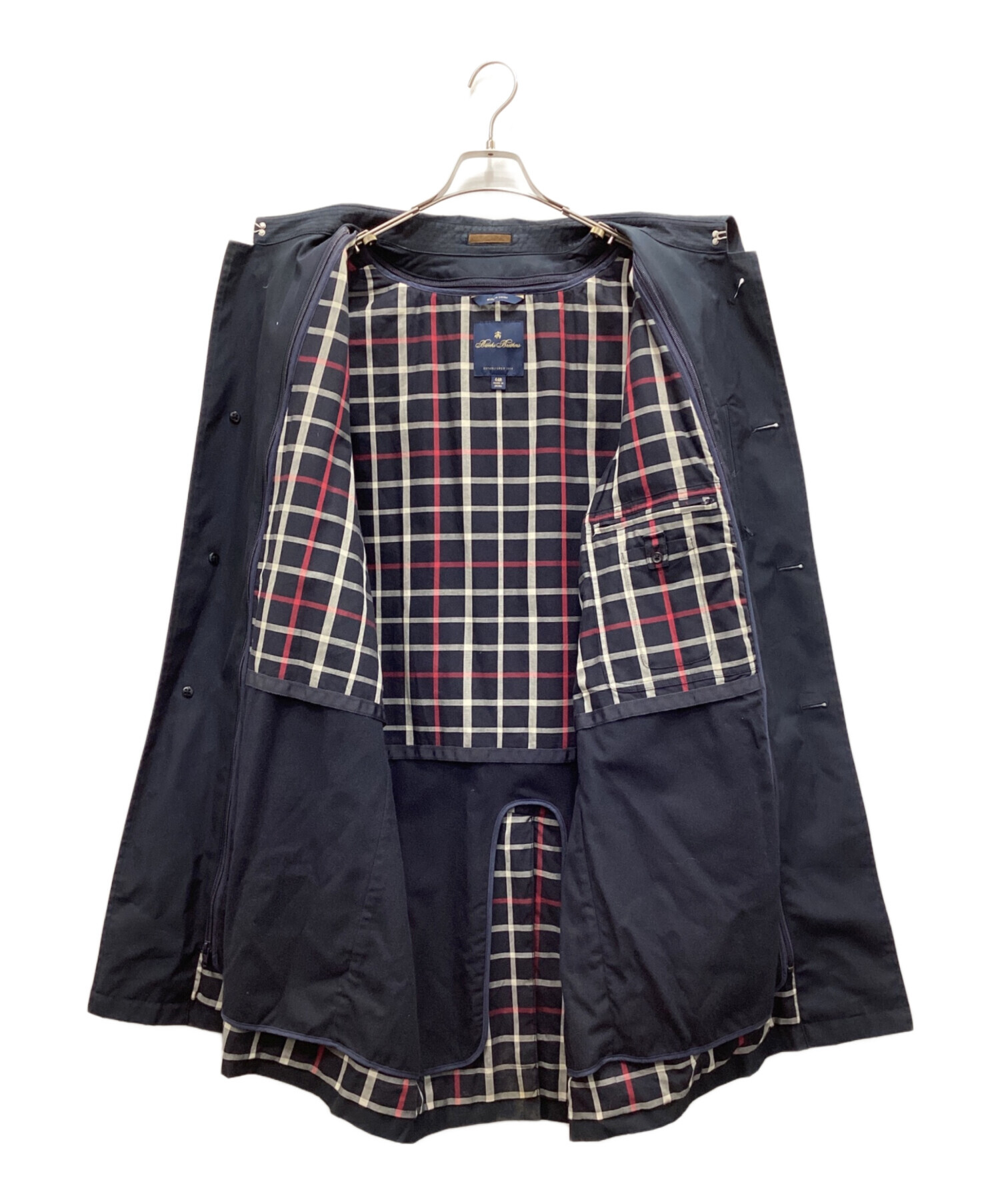 ブルックス・ブラザーズ　ライナー付　ハーフコート　Brooks Brothers 楽天市場】70s 80s イングランド製 ☆ ブルックスブラザーズ メルトン