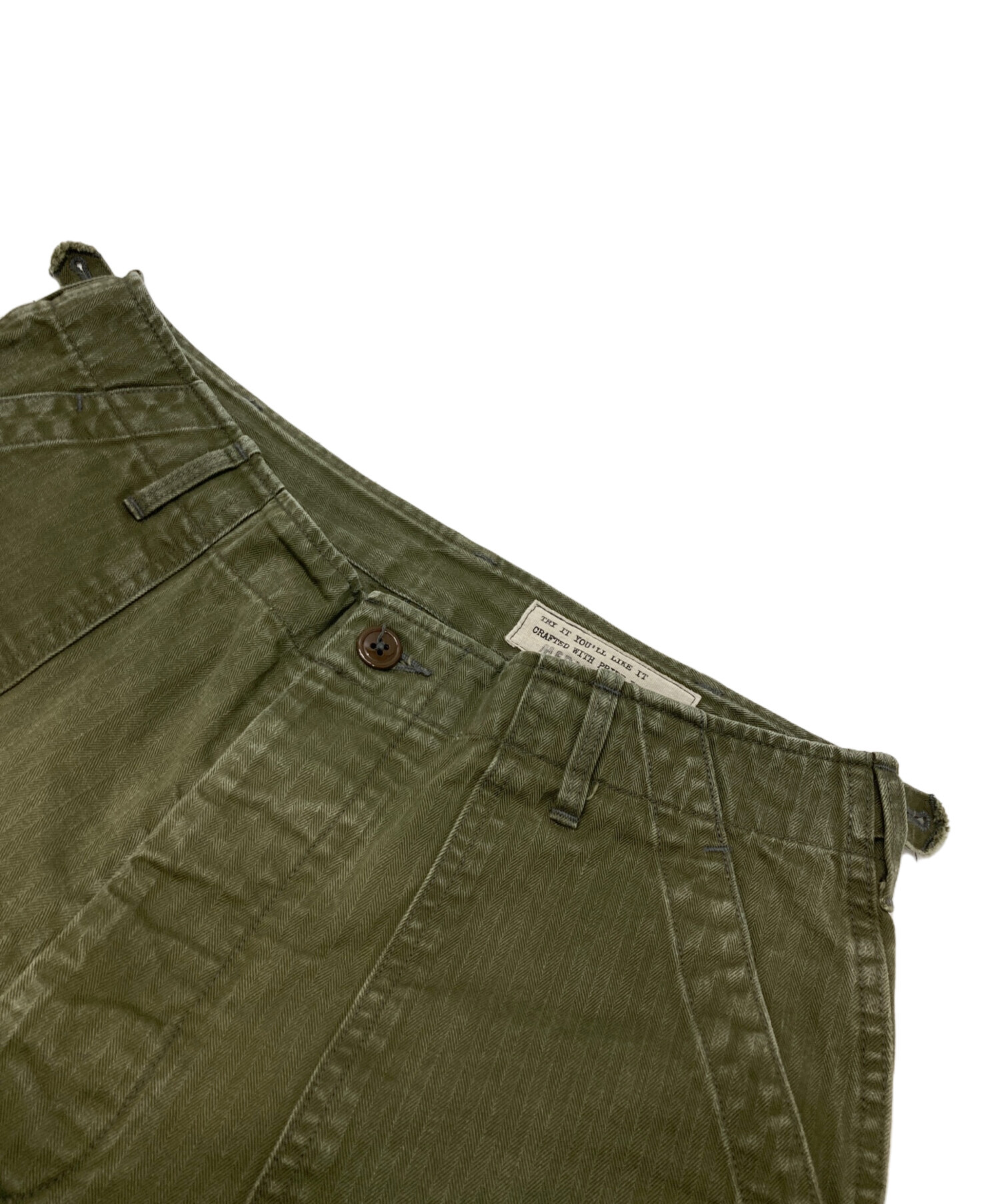 中古・古着通販】BONCOURA (ボンクラ) Army Baker Pants グリーン