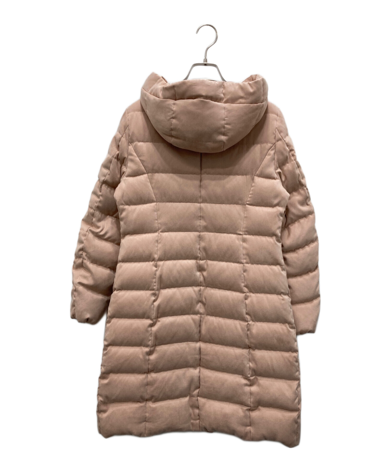 新品☆ ANAYI フェイクスエード　ロングダウンコート/セオリー、23区、ロペ 中古・古着通販】ANAYI (アナイ) フェイクスエードダウンコート ピンク