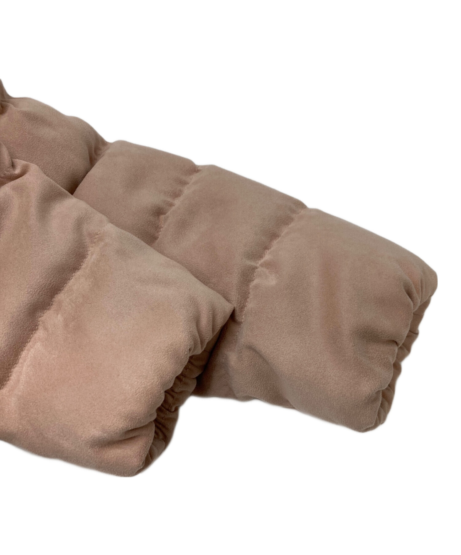 中古・古着通販】ANAYI (アナイ) フェイクスエードダウンコート ピンク