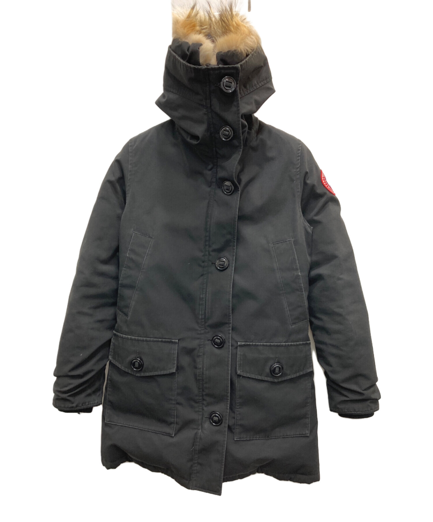 中古・古着通販】CANADA GOOSE (カナダグース) BRONTE PARKA ブラック 