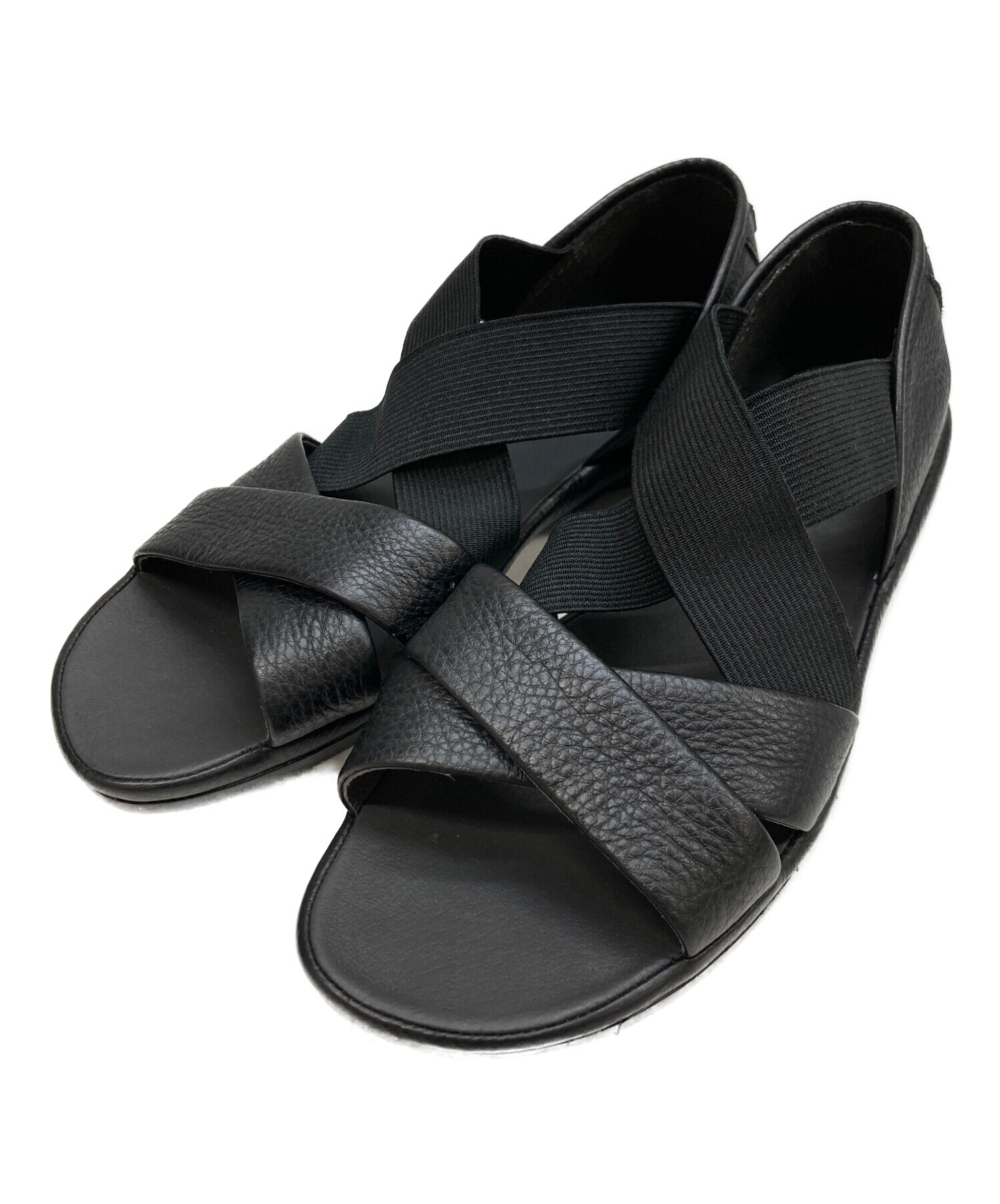 中古・古着通販】CAMPER (カンペール) フラットサンダル ブラック