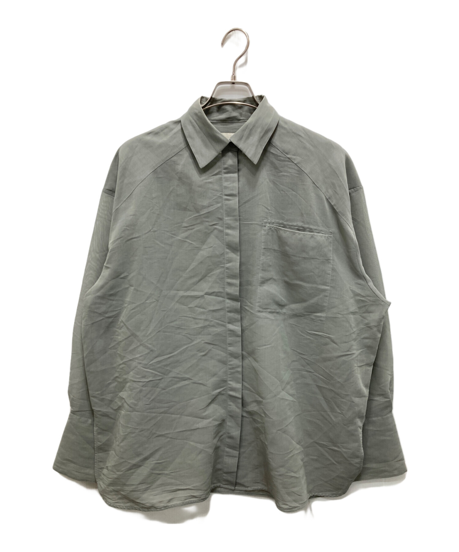 中古・古着通販】TODAYFUL (トゥデイフル) Organdy Over Shirts グレー 