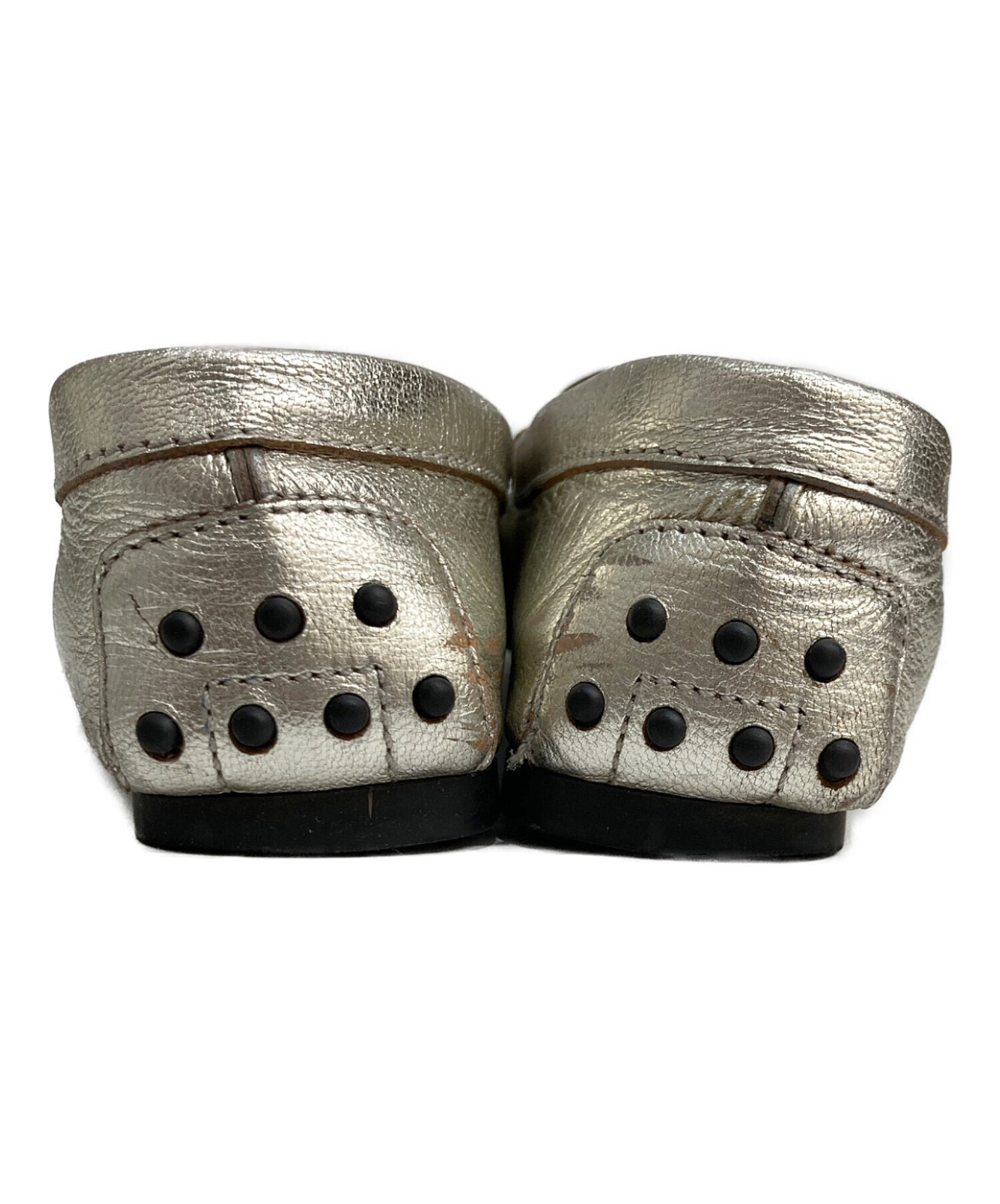 中古・古着通販】TOD'S (トッズ) コインローファー ゴールド サイズ:37