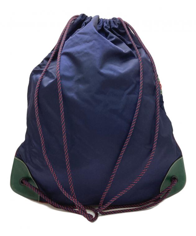中古・古着通販】GUCCI (グッチ) ナップサック ネイビー｜ブランド