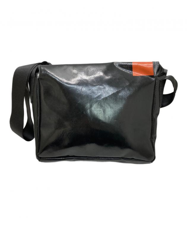 FREITAG メッセンジャーバッグ 黒/オレンジ 中古・古着通販】FREITAG (フライターグ) ミニメッセンジャーバッグ