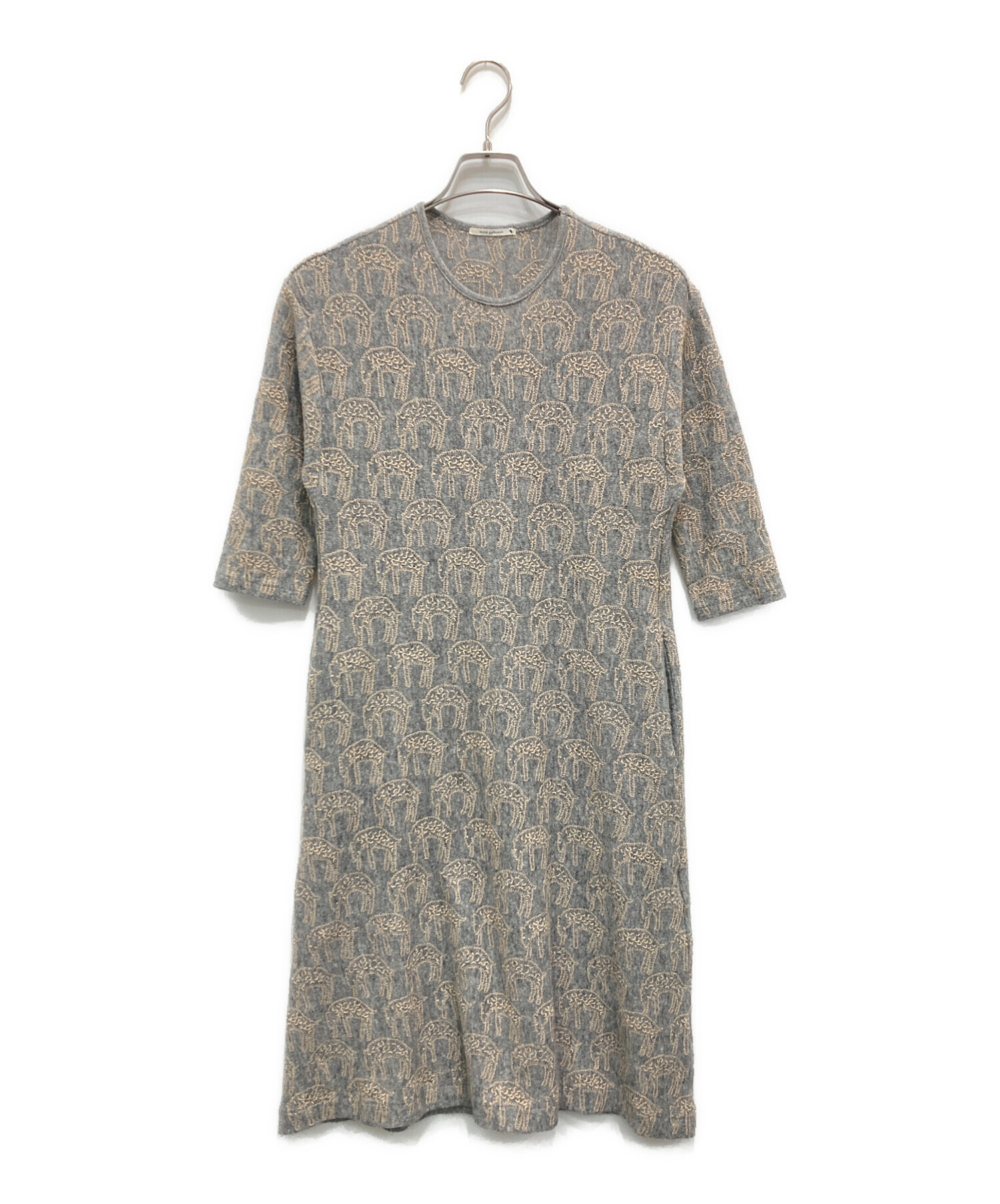 中古・古着通販】mina perhonen (ミナ ペルホネン) 刺繍ワンピース