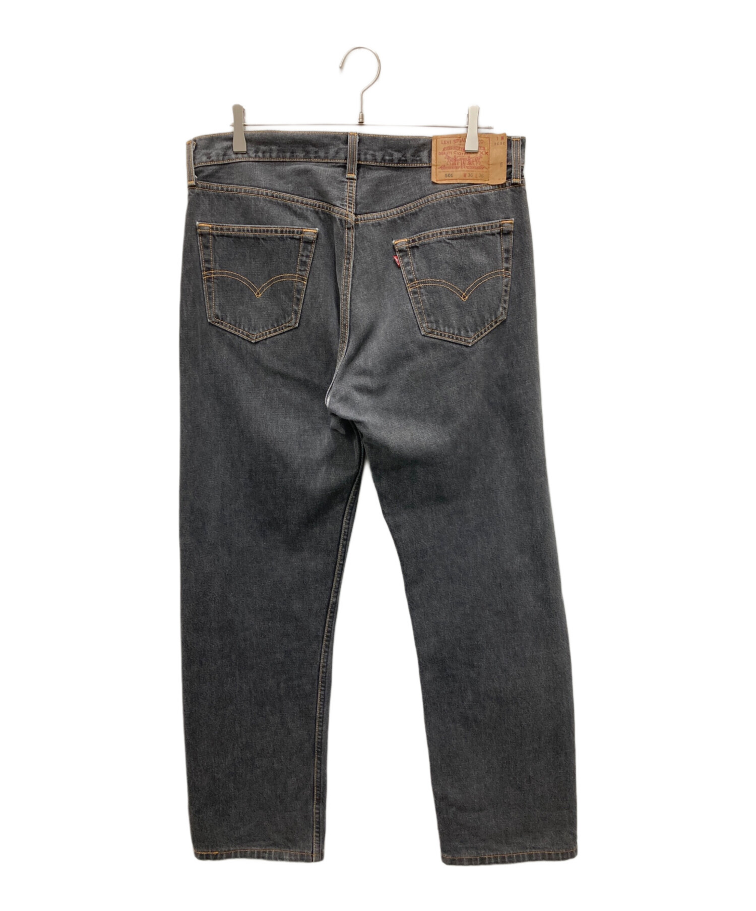 【80s】levisリーバイス 501 先染めブラック USA製 W36 L36 中古・古着通販】LEVI'S (リーバイス) 501先染めデニムパンツ ブラック
