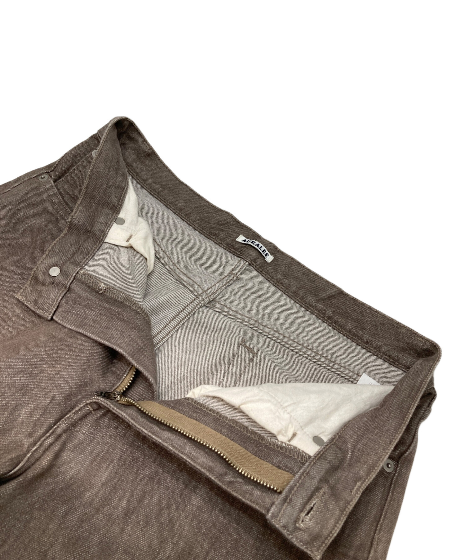 中古・古着通販】AURALEE (オーラリー) Hard Twist Brown Denim 5P 