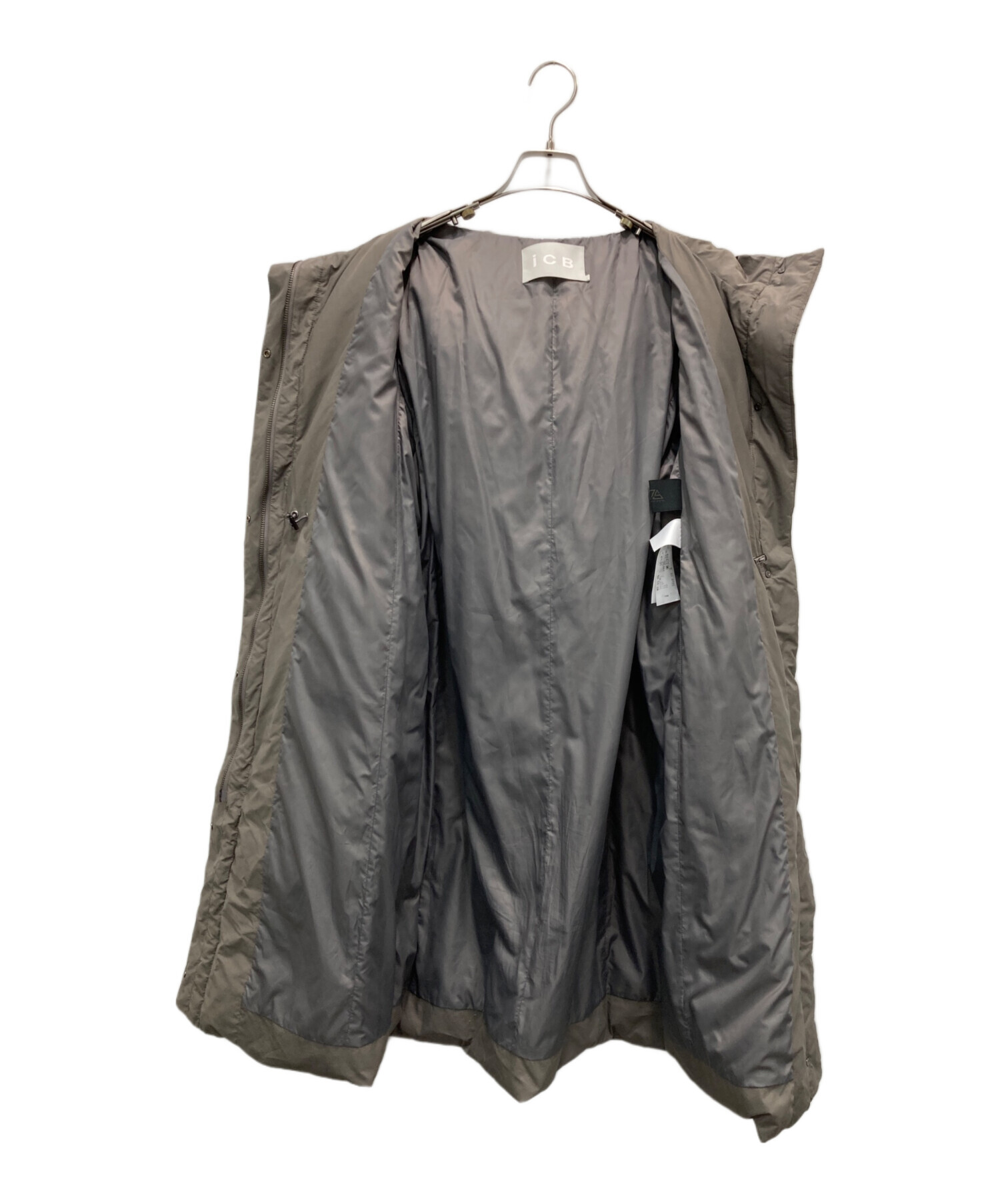中古・古着通販】icB (アイシービー) ADSダウン フーデットコート 