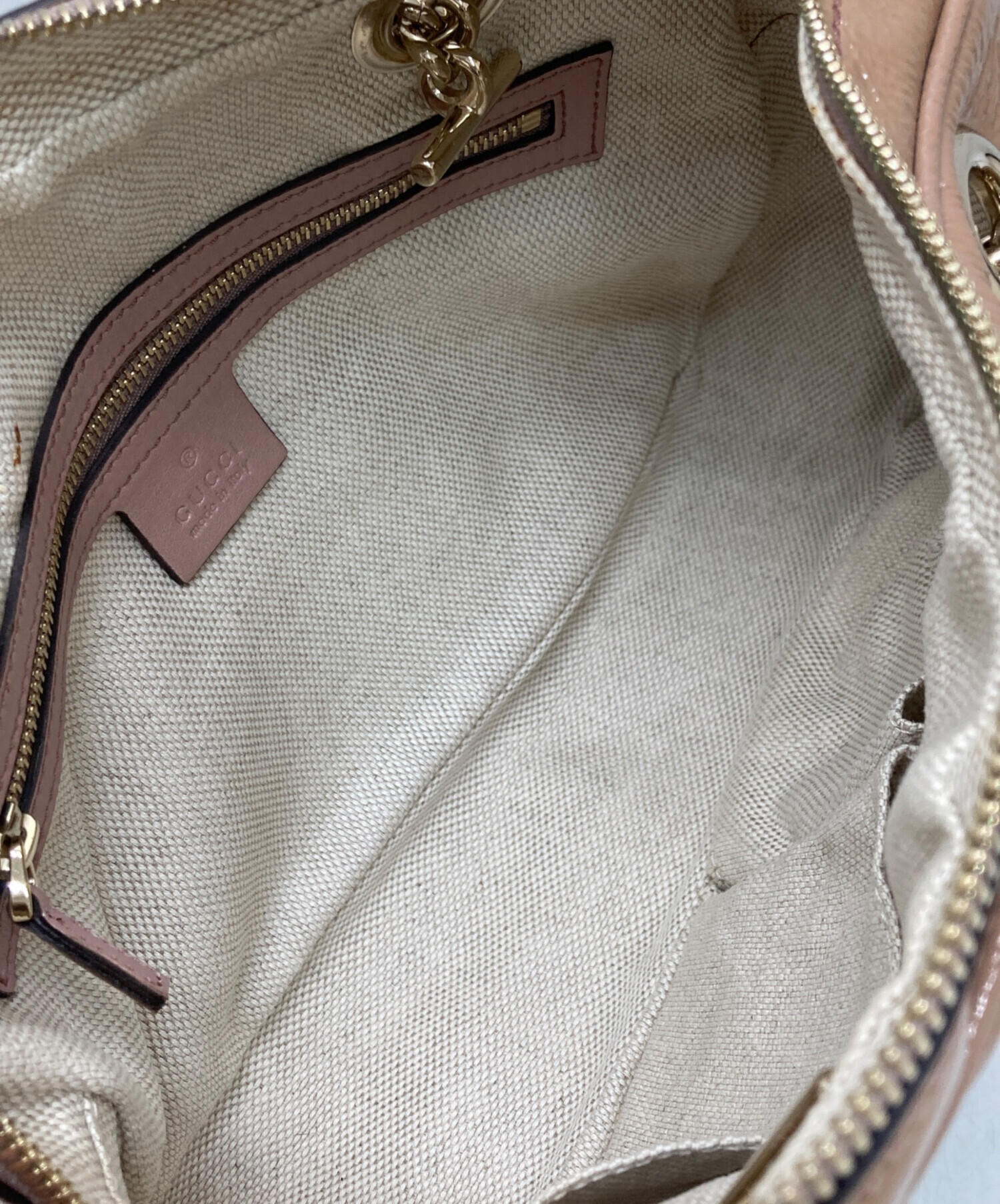 GUCCI グッチ チェーントートバッグ ソーホー レザー【中古】 GUCCI グッチ チェーンショルダーバッグ ソーホー チェーントート