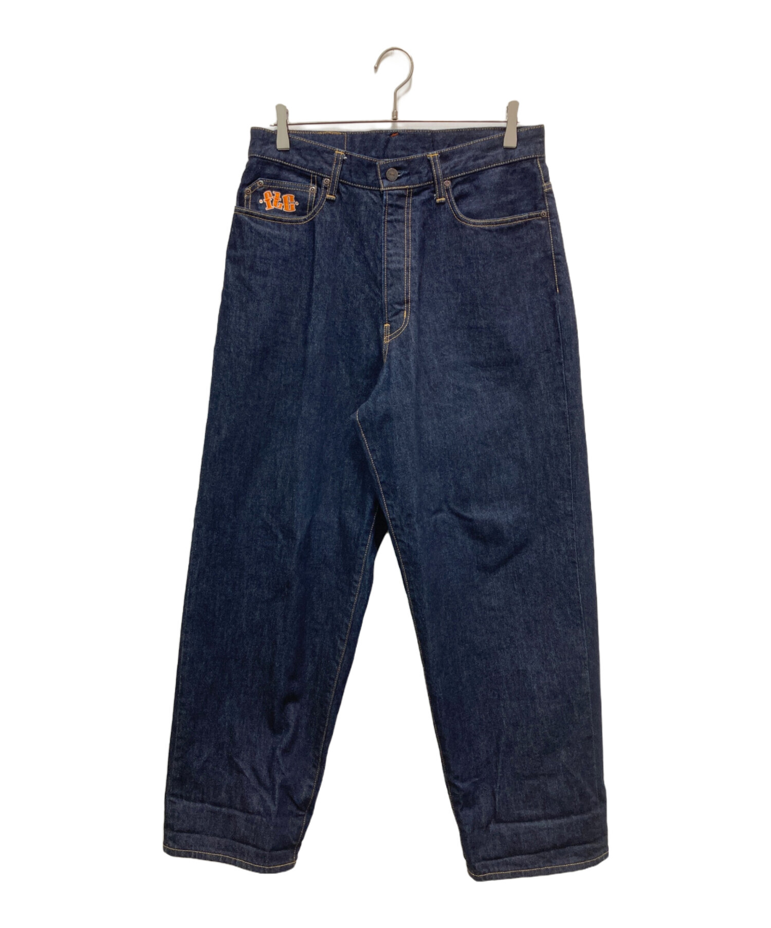 中古・古着通販】FTC (エフティーシー) バギーデニムパンツ インディゴ