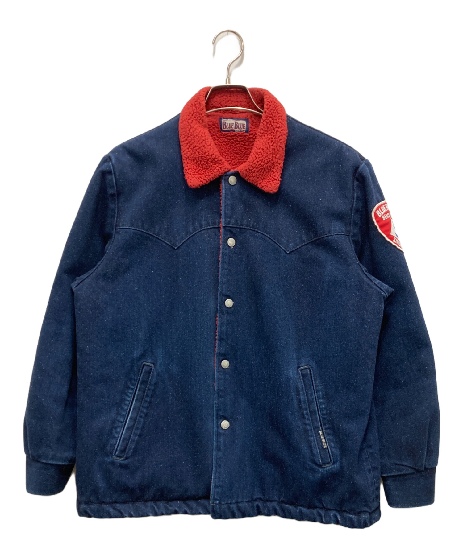 中古・古着通販】BLUE BLUE (ブルーブルー) 裏ボアデニムジャケット