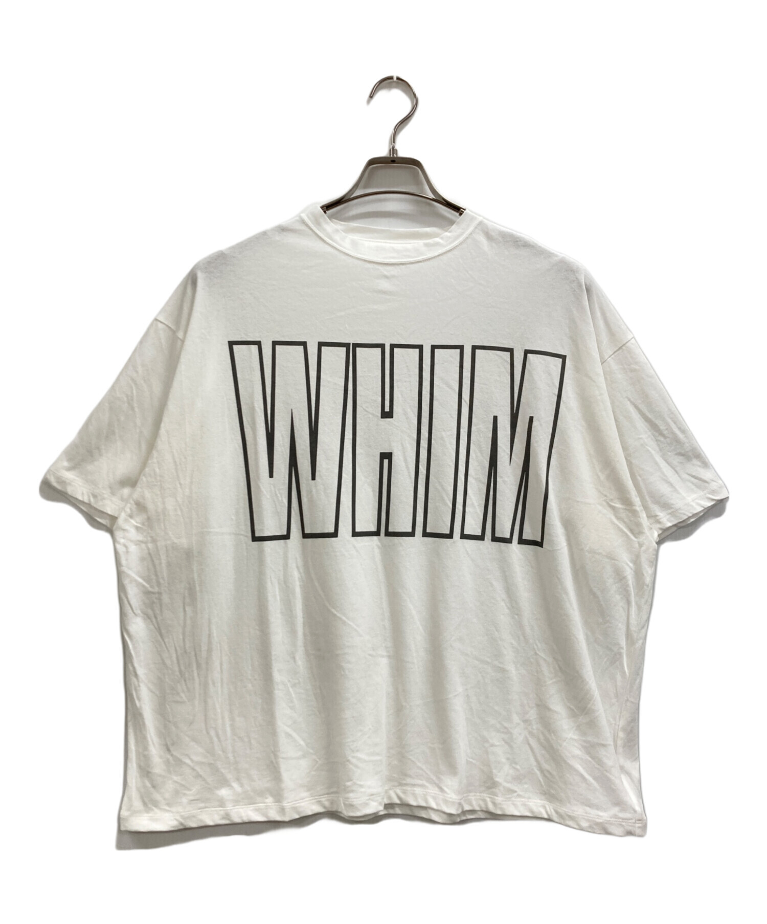 ウィムガゼット リラックスロゴTシャツ ホワイト 中古・古着通販】Whim Gazette (ウィムガゼット) リラックスロゴT