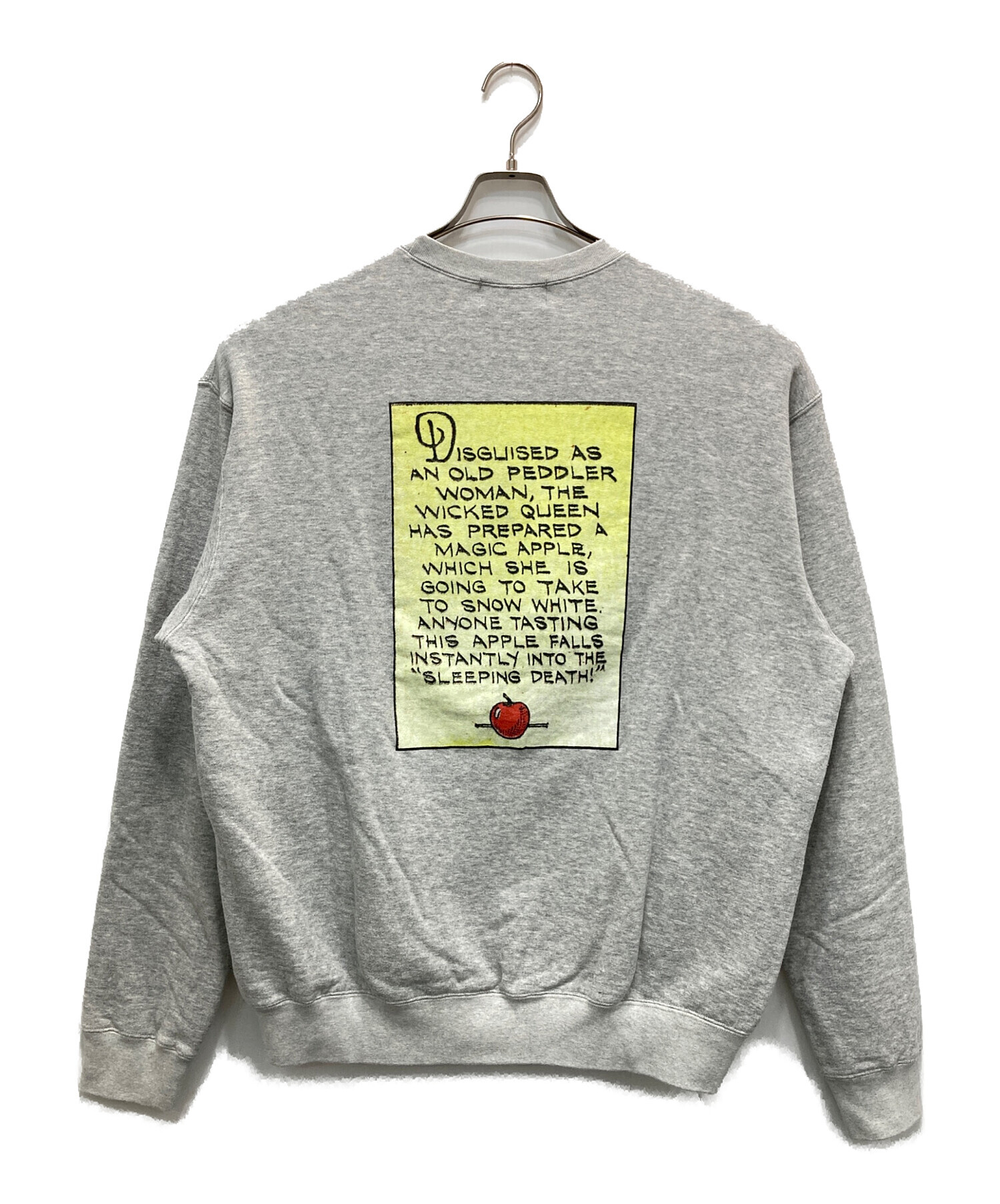 UNUSED 別注 スウェット 白雪姫 サイズ 3 中古・古着通販】UNUSED (アンユーズド) 白雪姫プリントスウェット