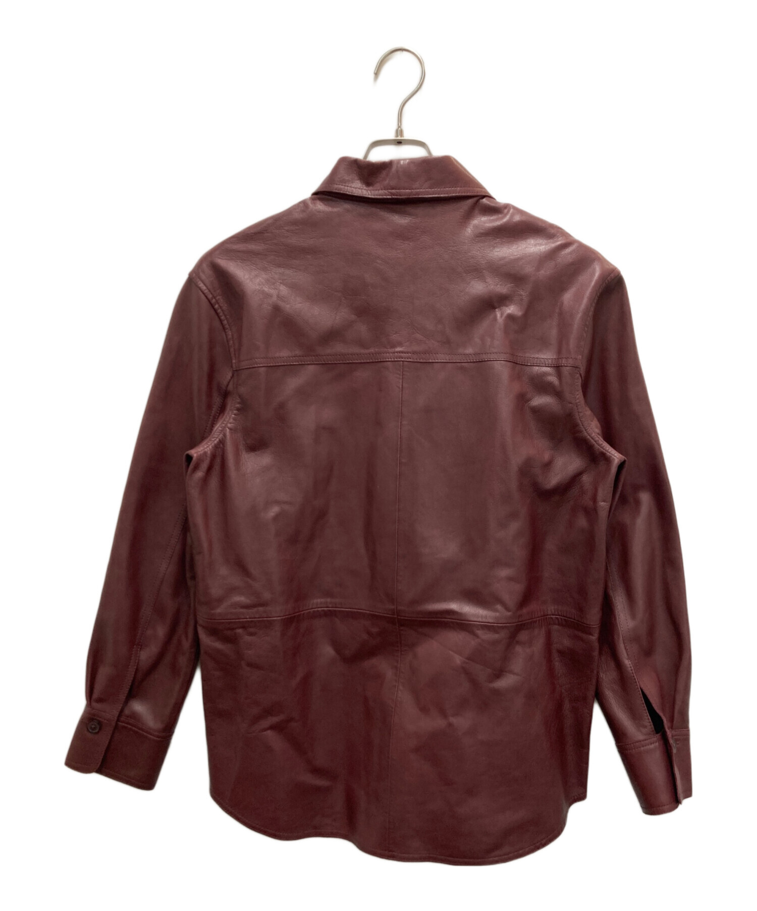 中古・古着通販】SEZANE (セザンヌ) レザージャケット ブラウン サイズ