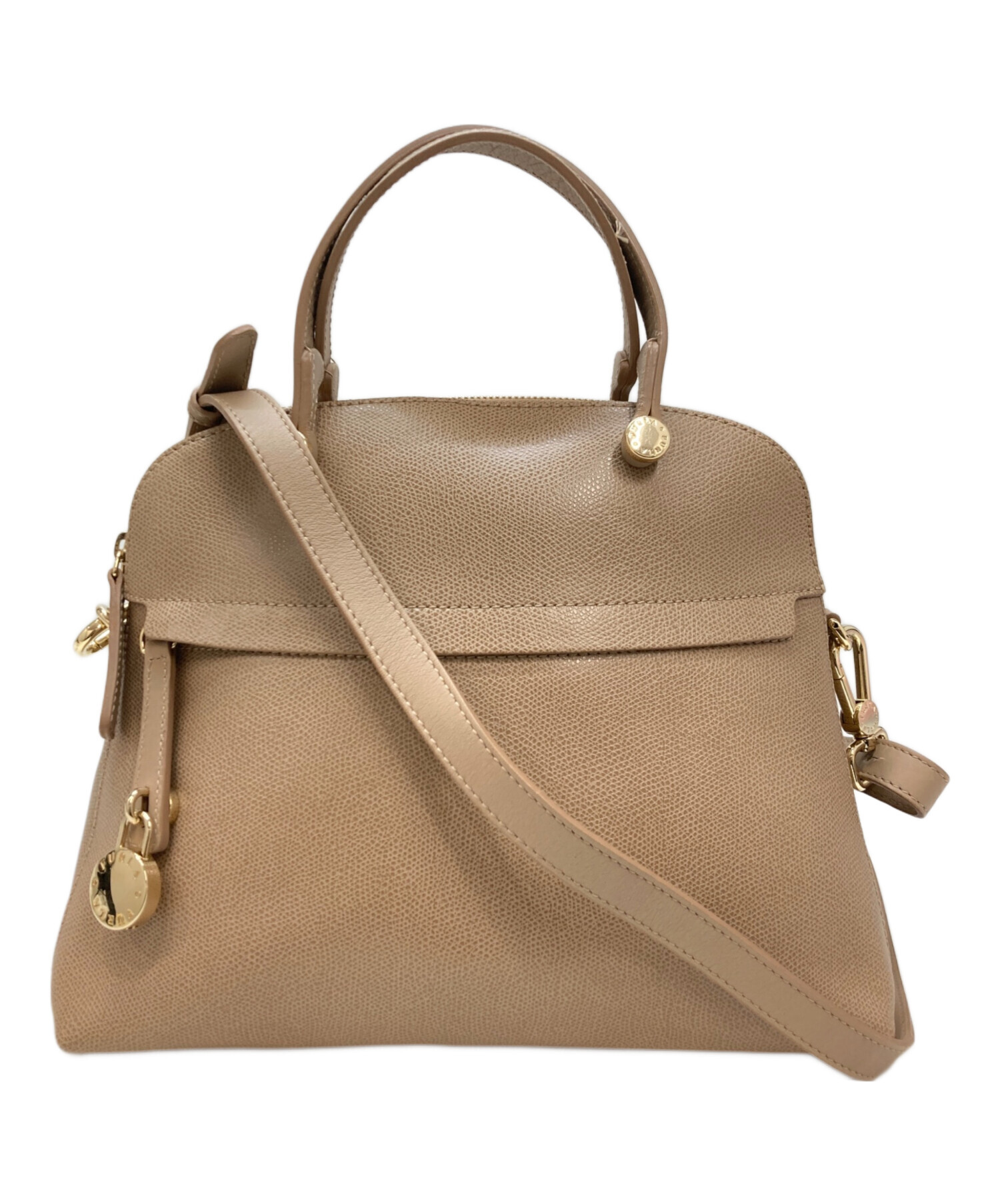 中古・古着通販】FURLA (フルラ) 2WAYハンドバッグ ブラウン｜ブランド 