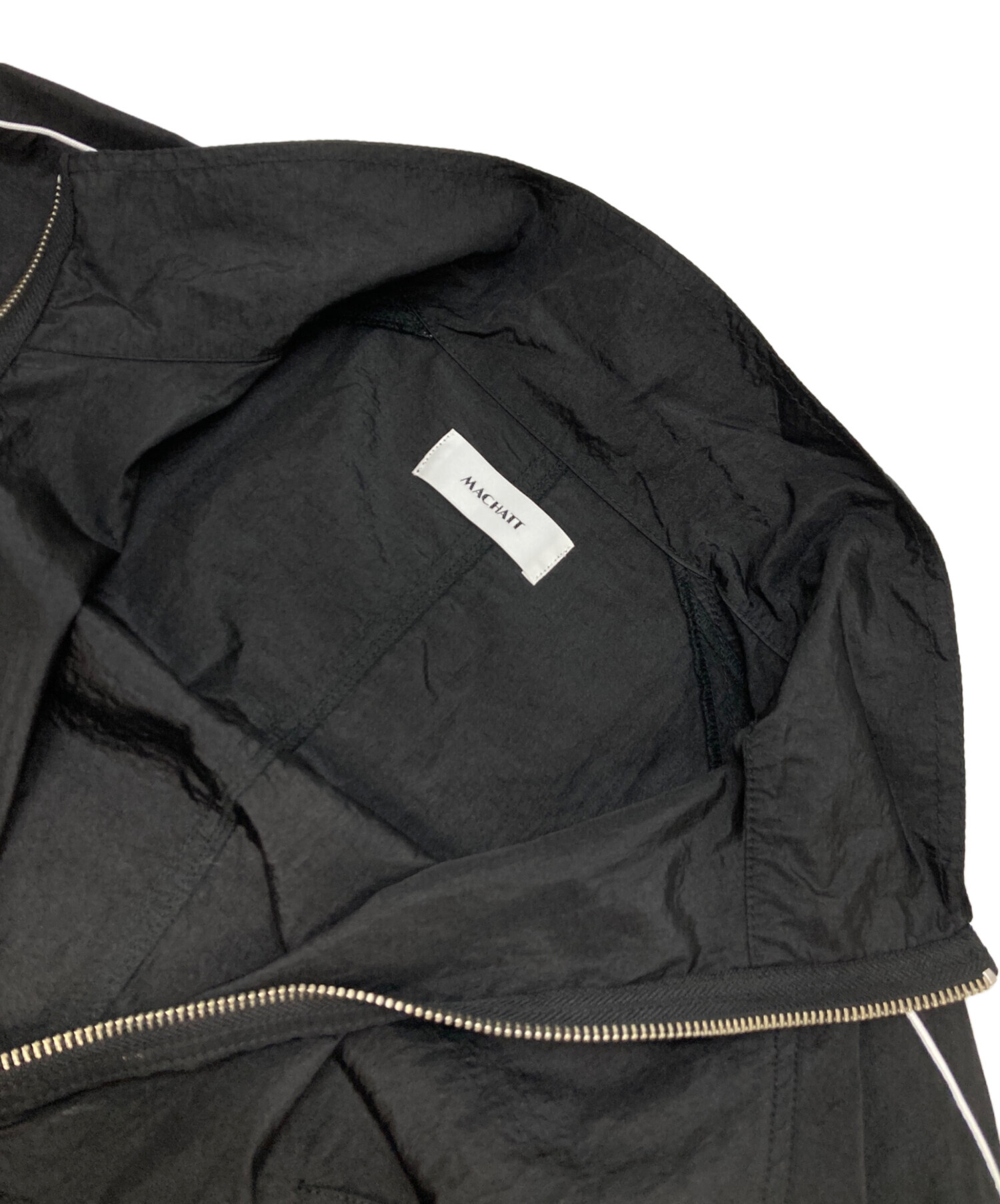 中古・古着通販】machatt (マチャット) ナイロンワンピース ブラック