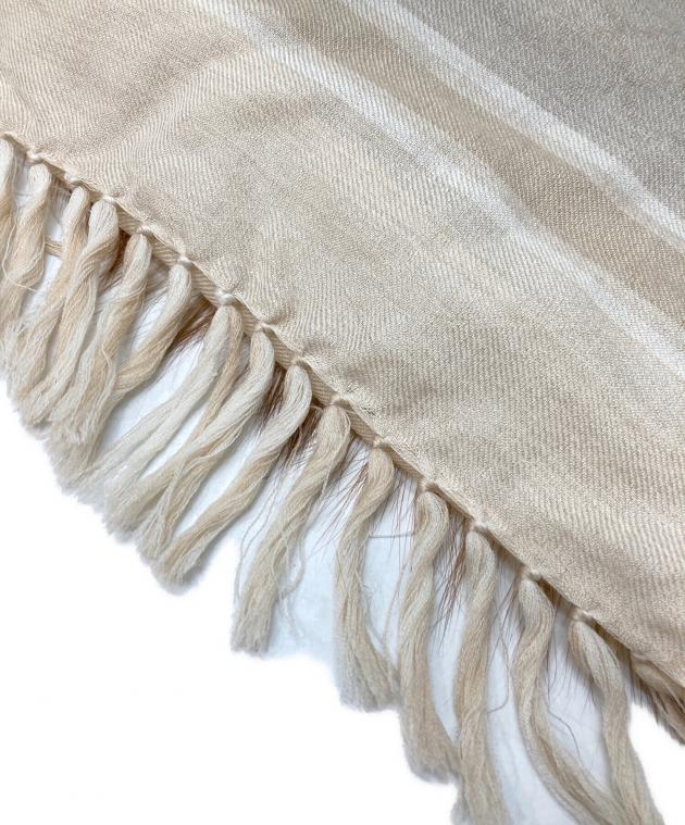 GUCCI 新品ウールジャガードストール⭐︎ベージュ入手困難 中古・古着通販】GUCCI (グッチ) シルクウールファーストール ベージュ