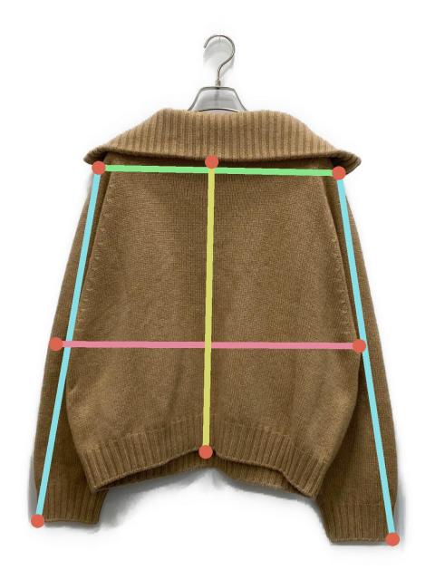 極希少・美品♡セリーヌ　トリオンフ　ノースリーブ　ポロシャツ　キャメル　Mサイズ 中古・古着通販】CELINE (セリーヌ) トリオンフモチーフ付カシミヤ