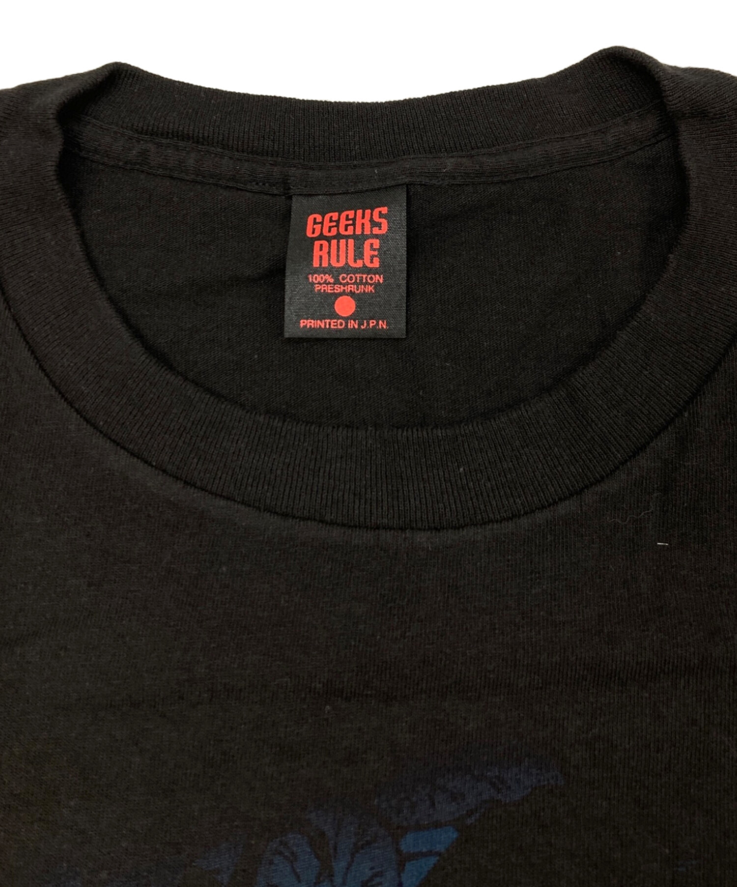GEEKS RULE パーフェクトブルー XXL ブラック PERFECT BLUE × GEEKS RULE 27 SILKSCREEN PRINTING T SHIRT Vol.4