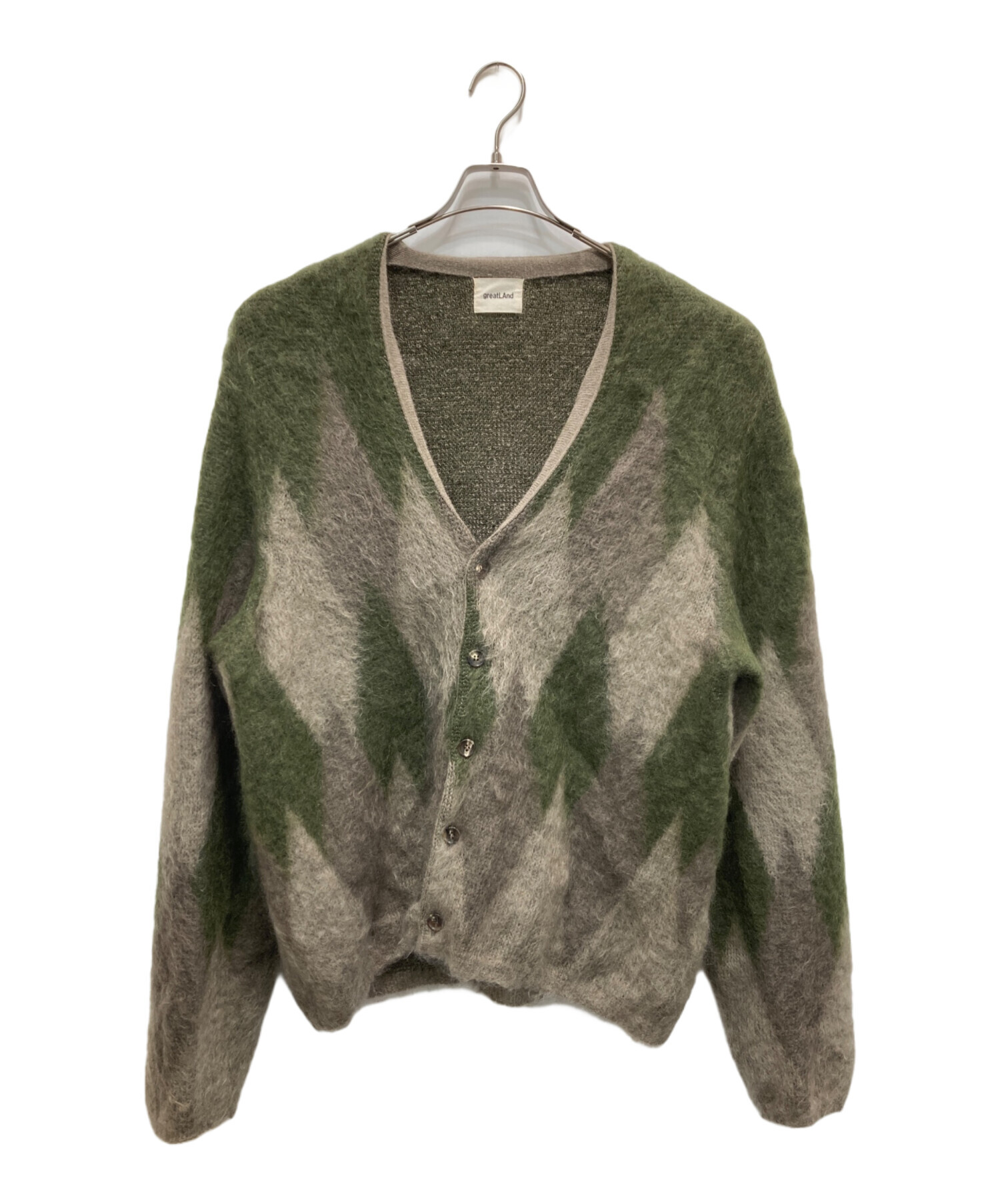 中古・古着通販】Great Land (グレートランド) モヘアカーディガン