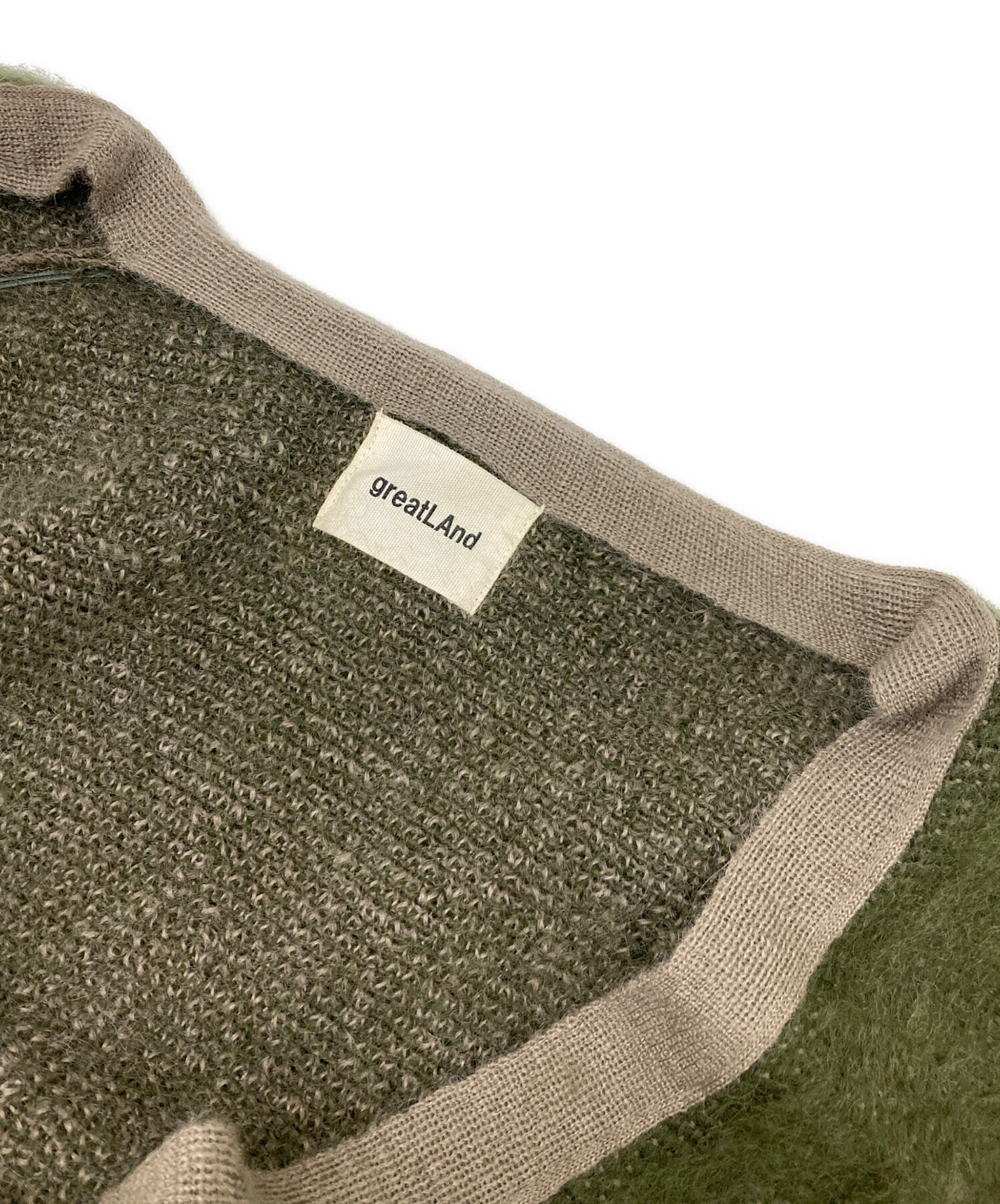 中古・古着通販】Great Land (グレートランド) モヘアカーディガン