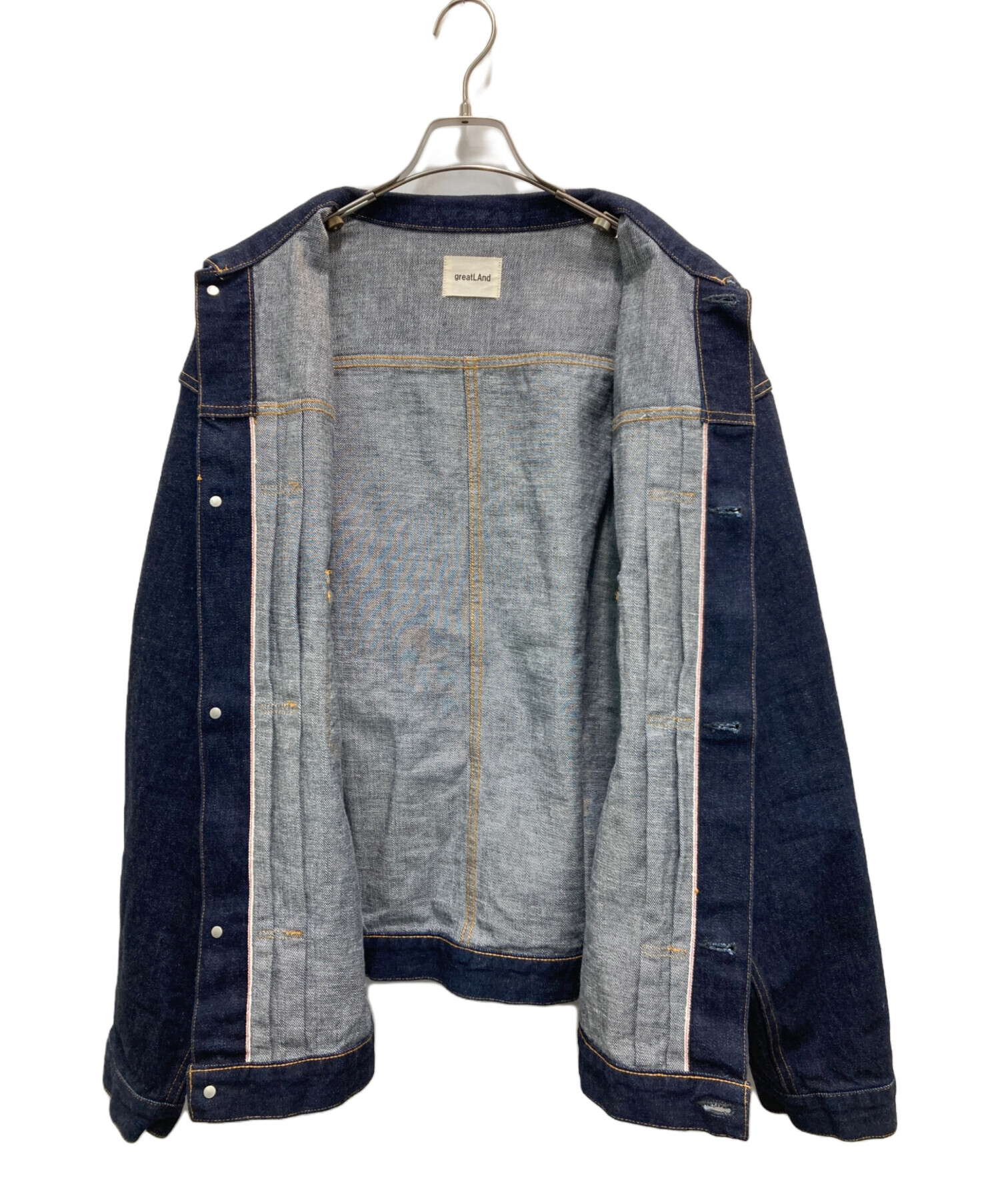 ジャケット・アウター greatLAnd LOGAN DENIM JACKET XL SAMPLE 中古・古着通販】Great Land (グレートランド) 2ndデニムジャケット