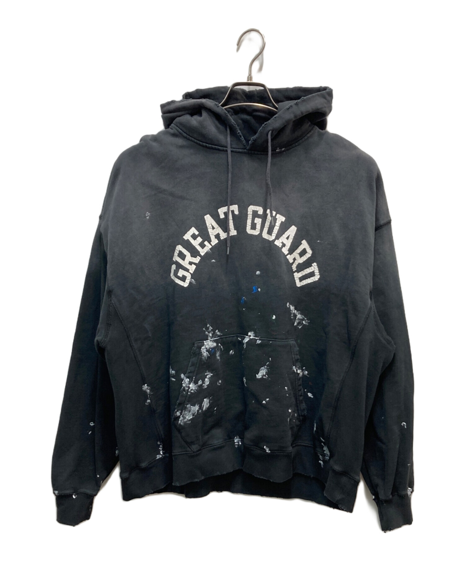 中古・古着通販】Great Land (グレートランド) Paint Sweat Hoodie
