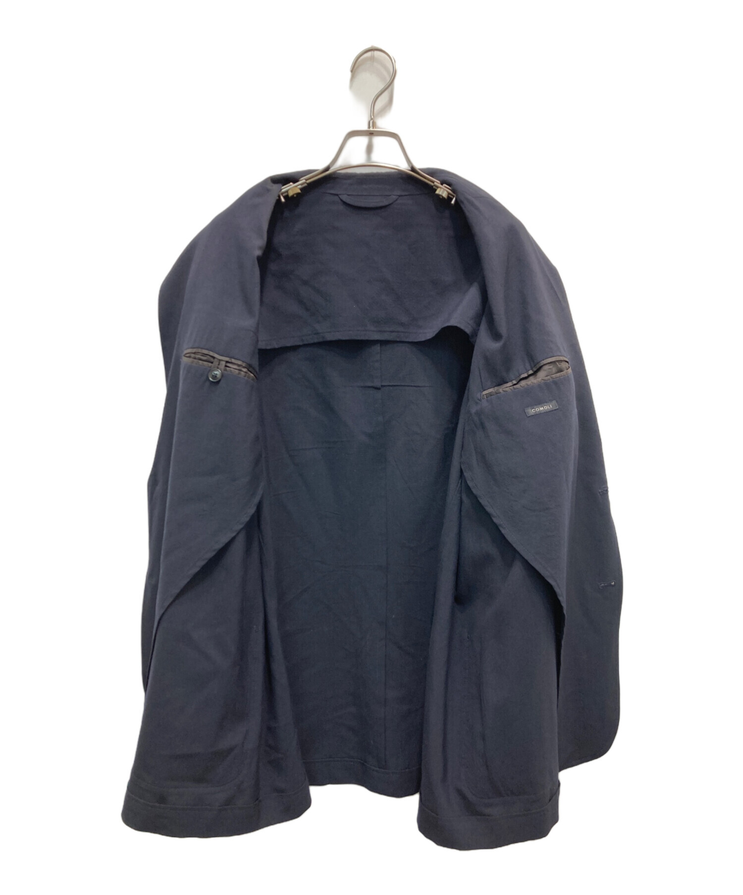 中古・古着通販】COMOLI (コモリ) ウール2Bジャケット ネイビー サイズ