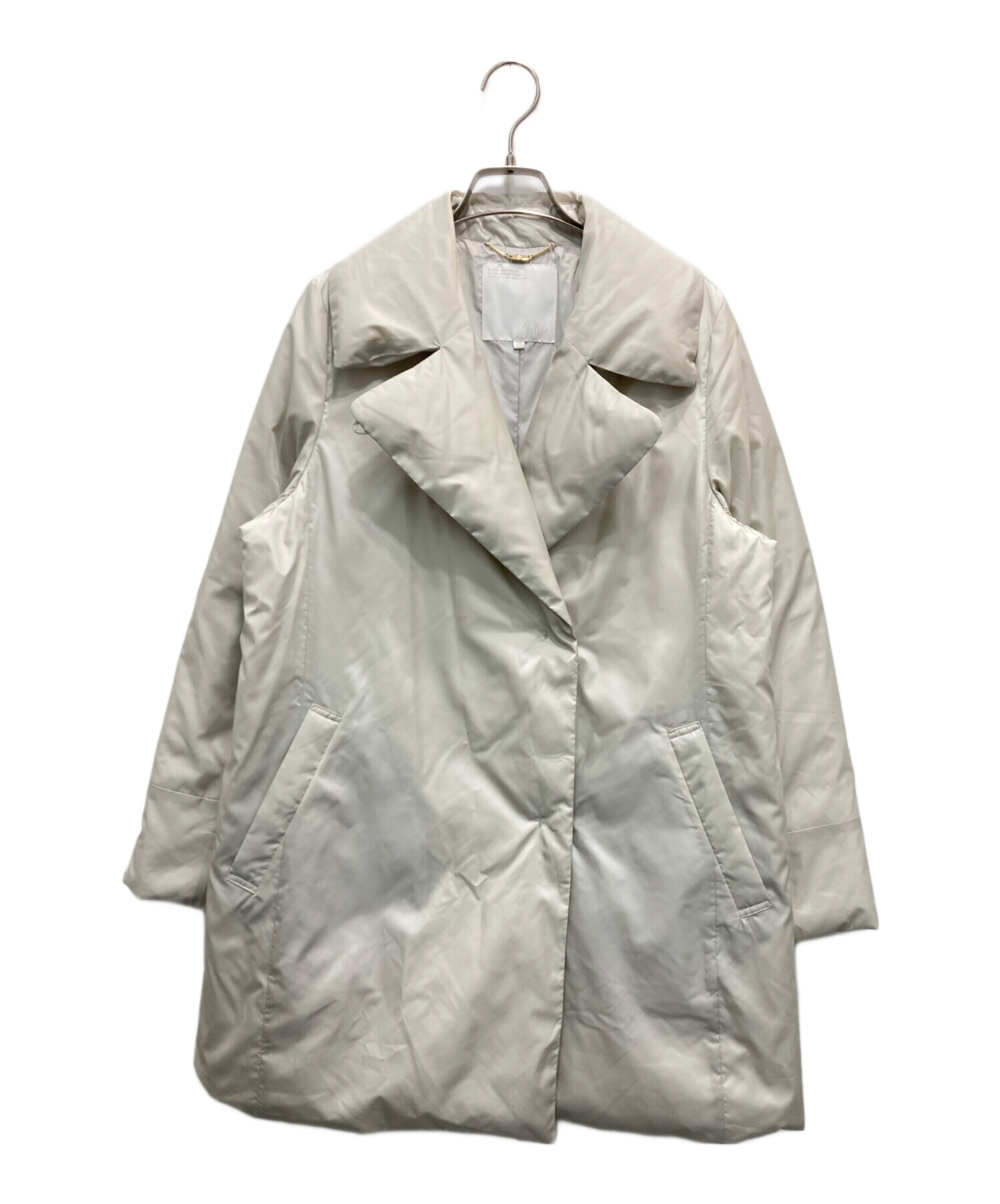 中古・古着通販】自由区 (ジユウク) ステッチレスダウン コート グレー 
