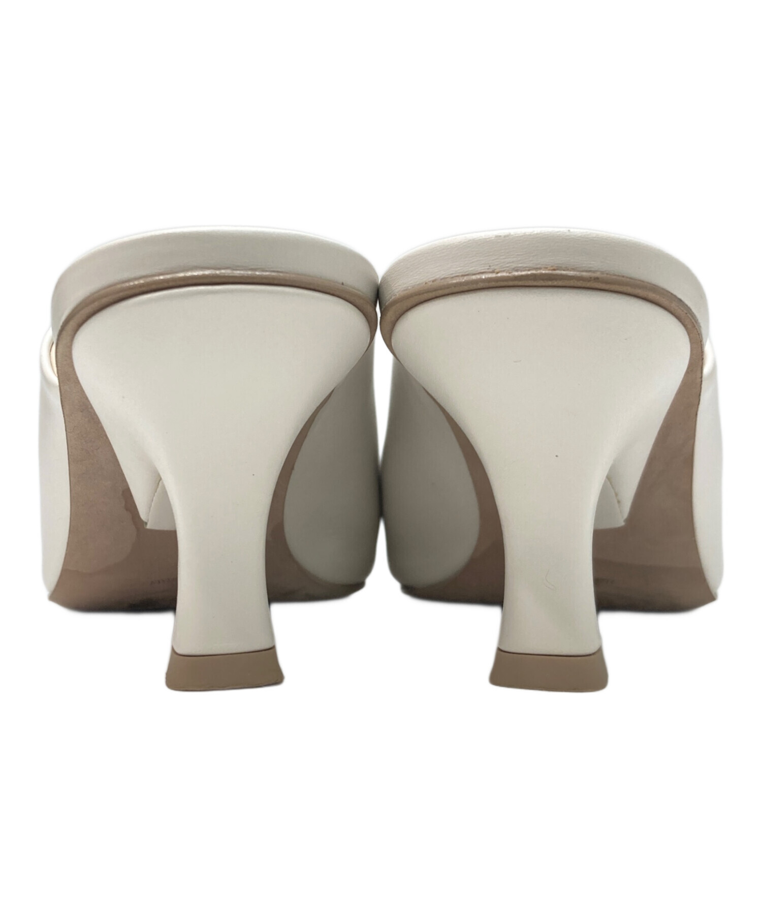 中古・古着通販】TOD'S (トッズ) 65 レザーミュール ホワイト サイズ