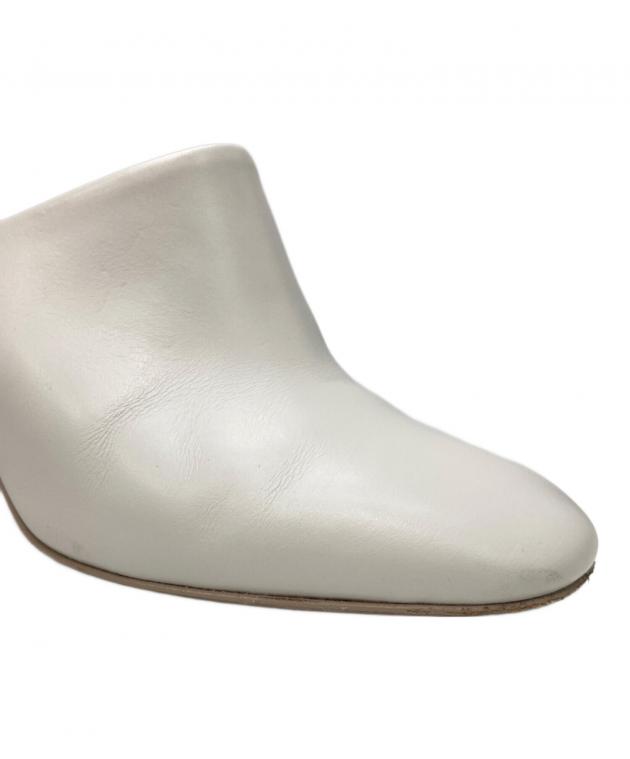 中古・古着通販】TOD'S (トッズ) 65 レザーミュール ホワイト サイズ